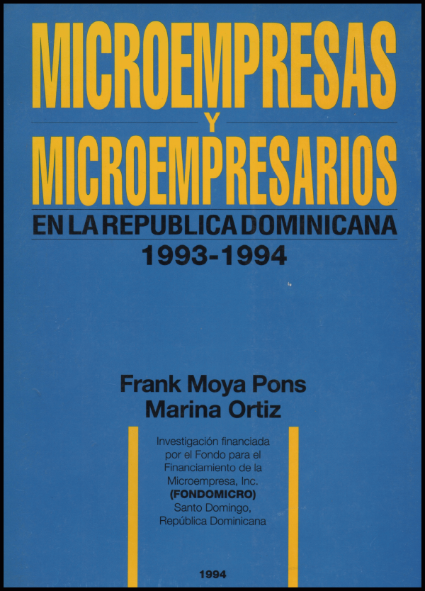 Microempresas y Microempresarios en la R.D. 1993–1994