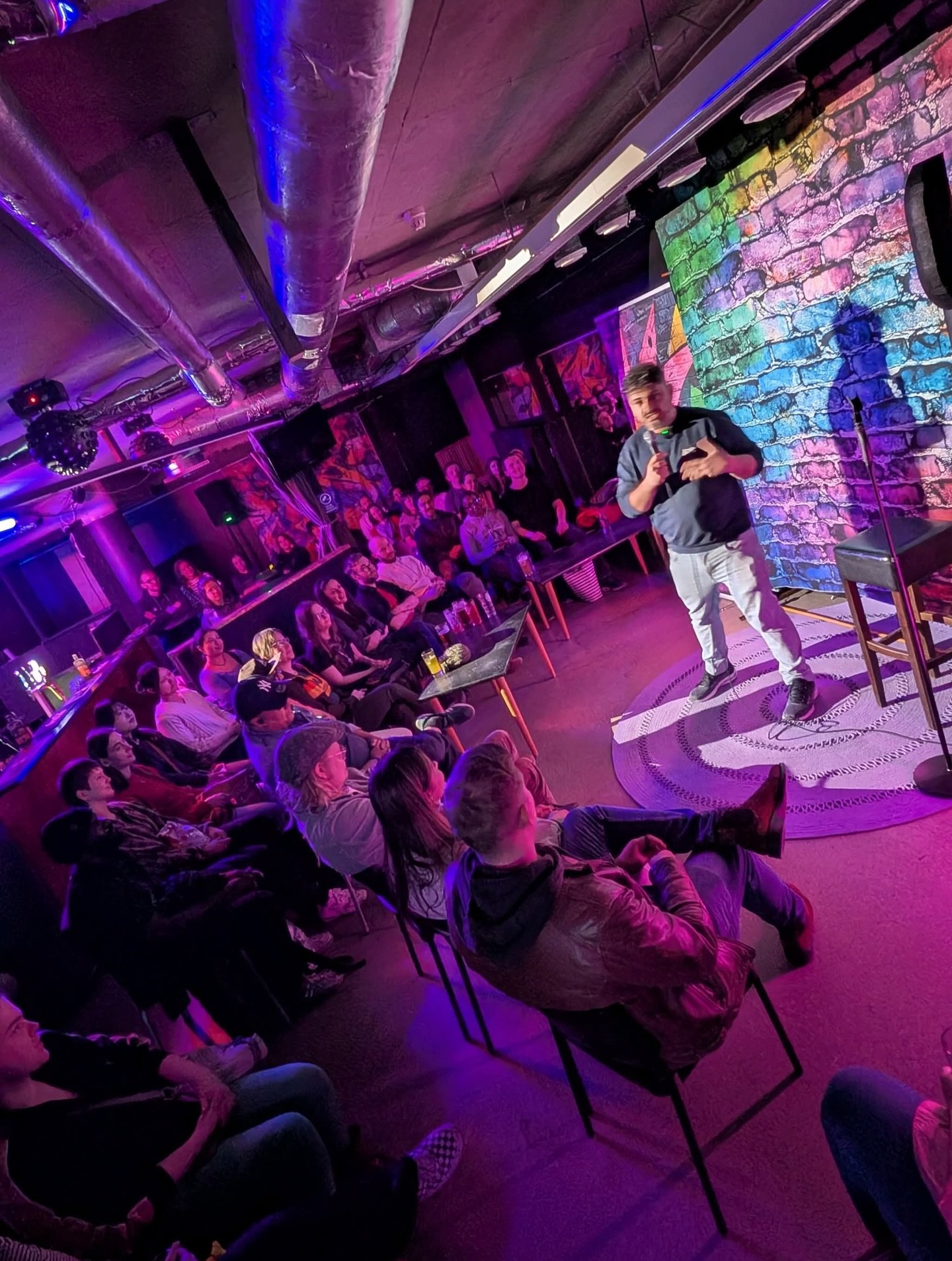 Thank you, @comedymayhemjoensuu 
Yesterday&rsquo;s show was sold out in joensuu and it might have been the most diverse audience I have ever performed for in Finland. It&rsquo;s amazing to see the stand-up scene here becoming more and more internatio