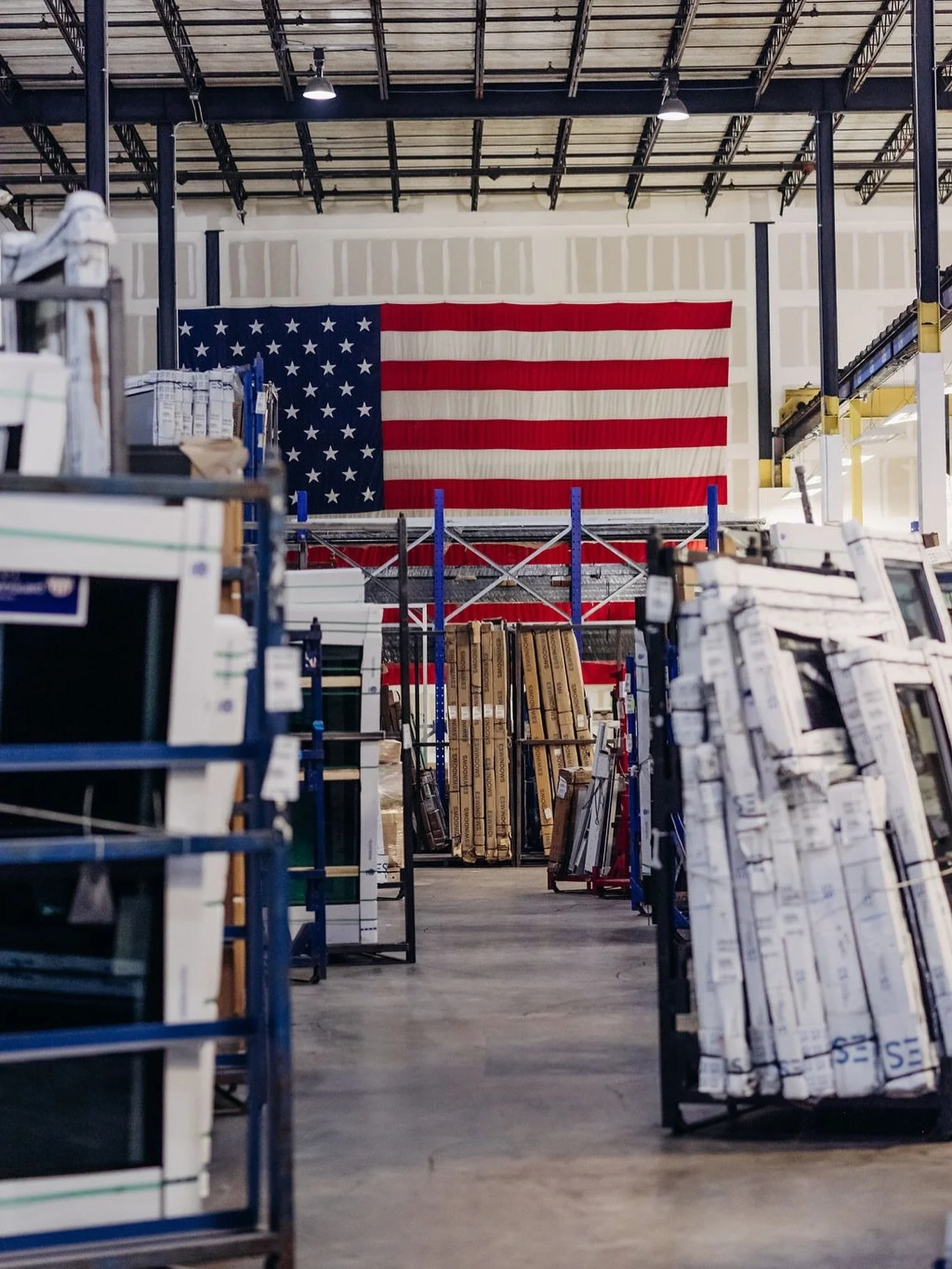 Stocked for Our Customers &ndash; Built on Trust

A quick look inside our warehouse &mdash; filled with windows ordered by our customers and ready to move. Every crate and pallet here represents a trusted partnership with contractors, builders, homeo