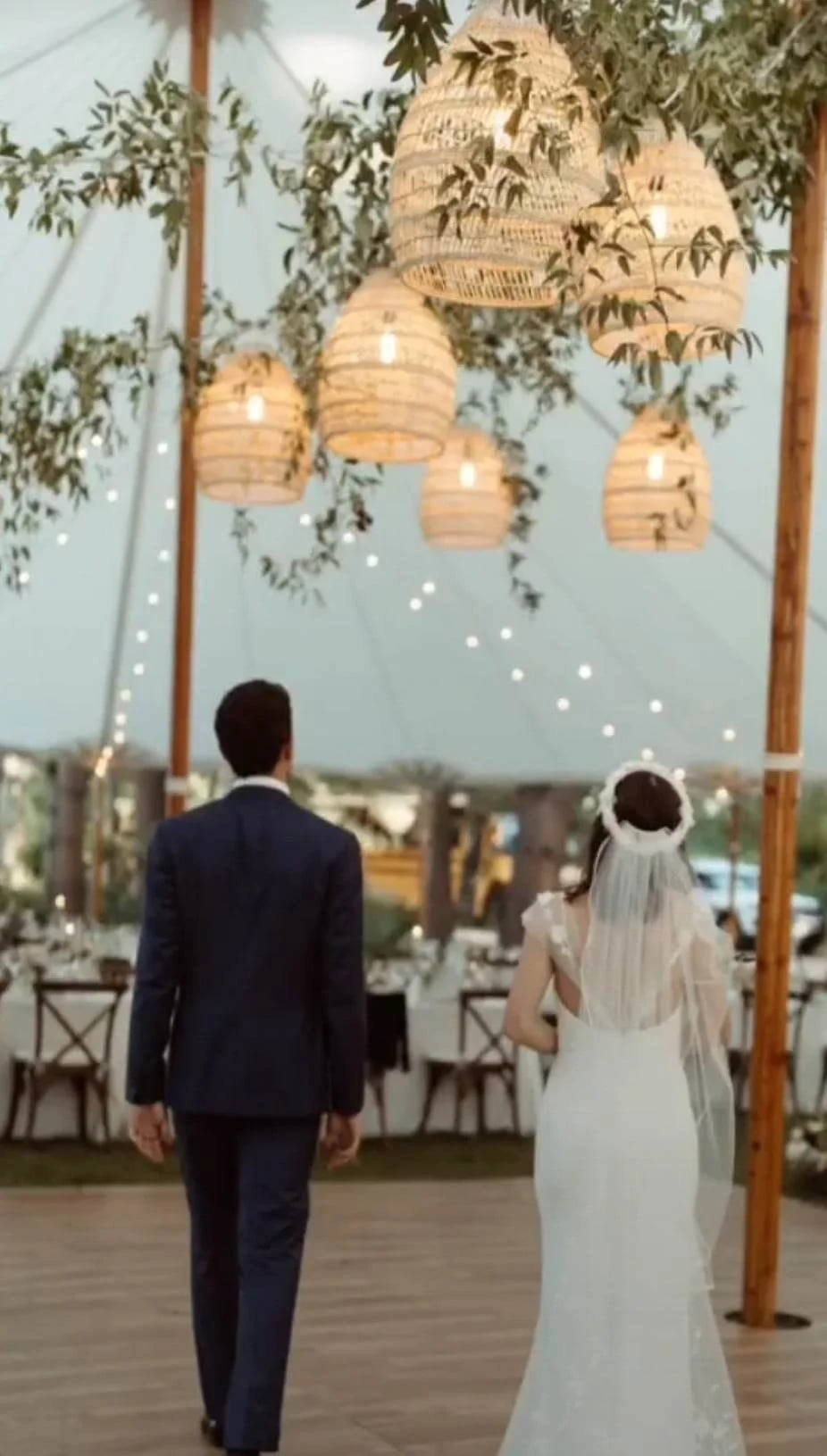 Rattan Shades with Greenery - Tent Wedding.jpg