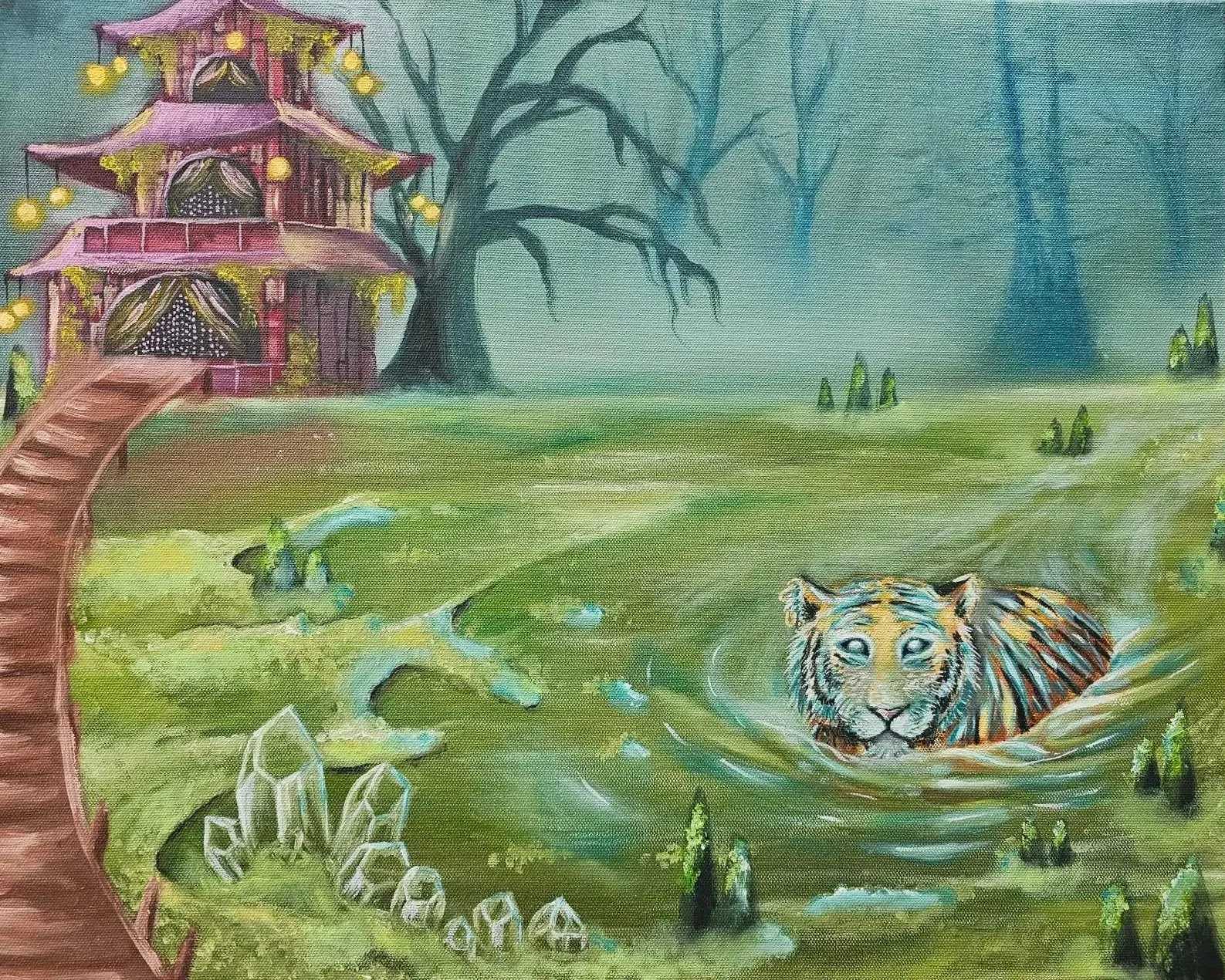 Swamp Spirit-original art print