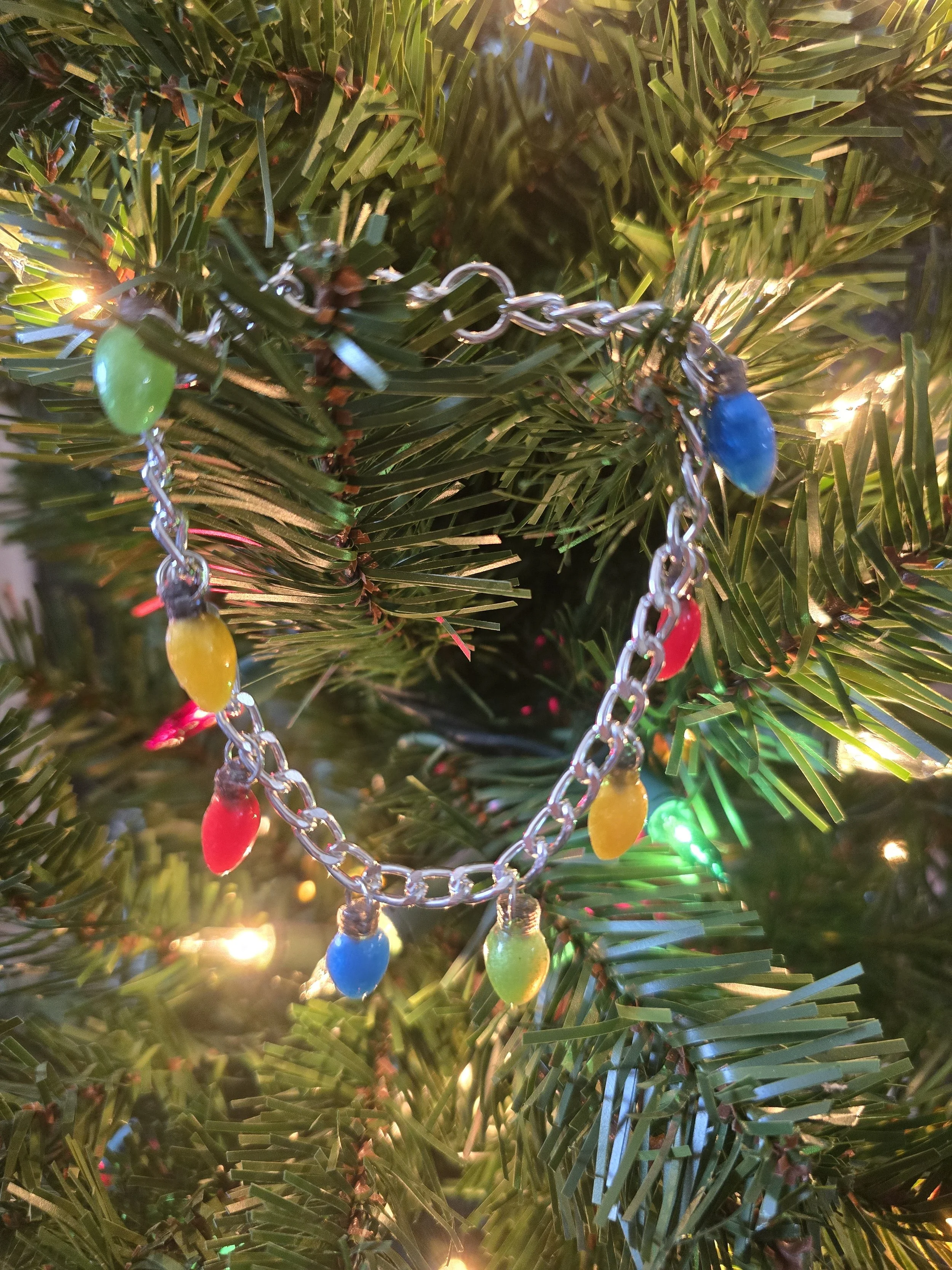 Christmas Lights Bracelet