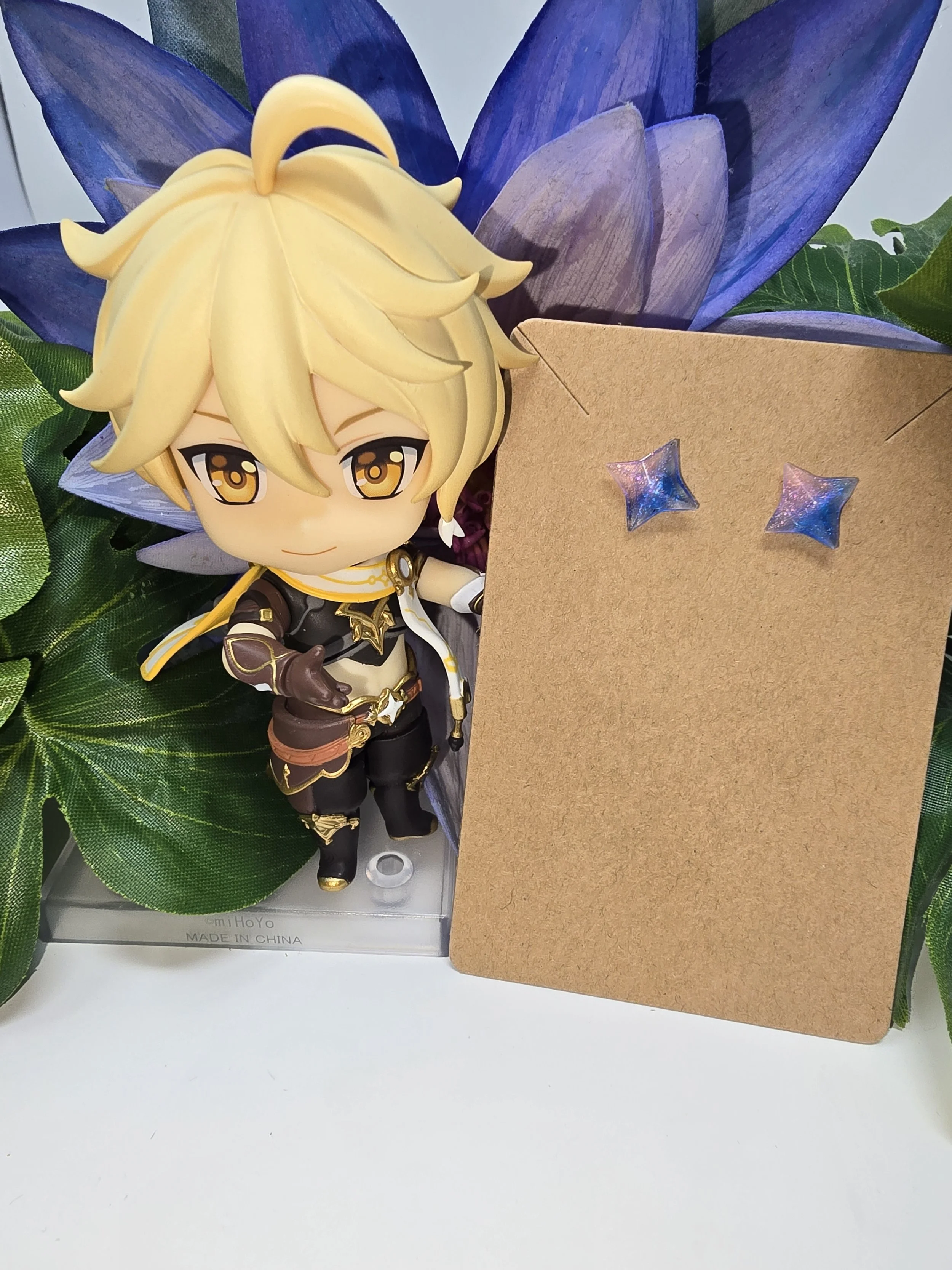 Genshin Impact Primogem Stud Earrings