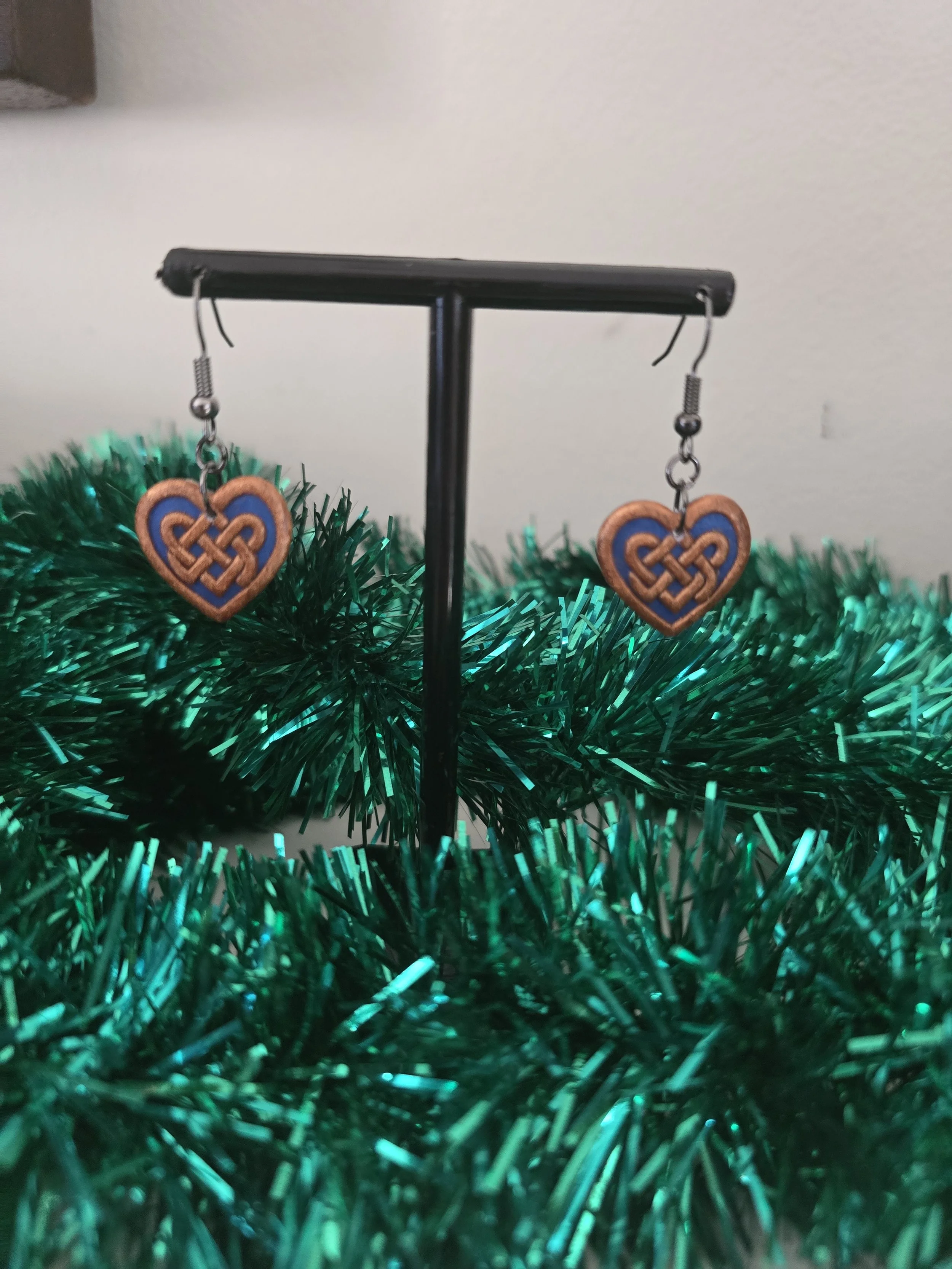 Celtic Heart Earrings
