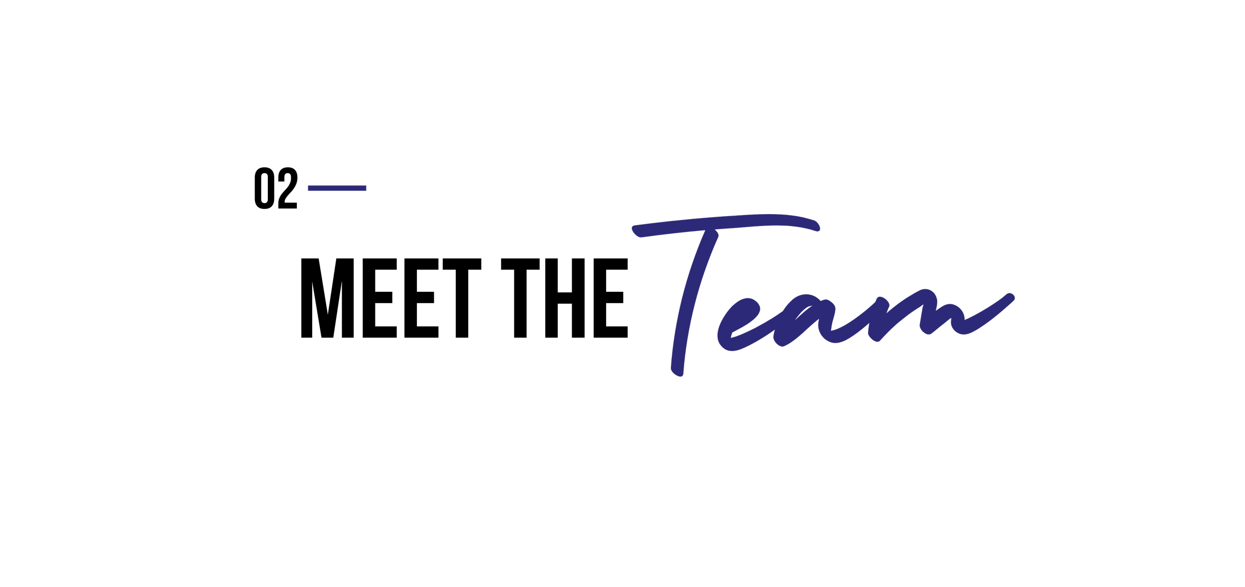 Text graphic with the phrase 'Work as a team' in stylized font, with 'Work as a' in black and 'team' in dark blue.