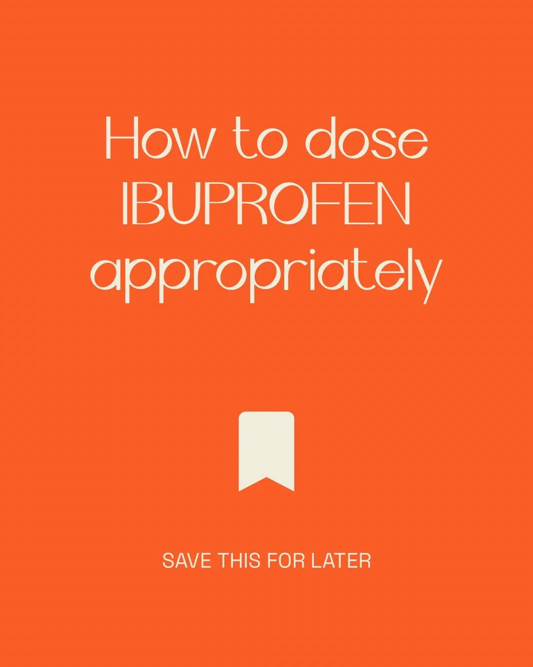 The recommended dosing on the bottle is a conservative estimate based on age. Weight-bases dosing is how we do it in the ER.⁠
⁠
Once your child is 100+ lbs, you may use standard adult dosing, which is listed on the label.