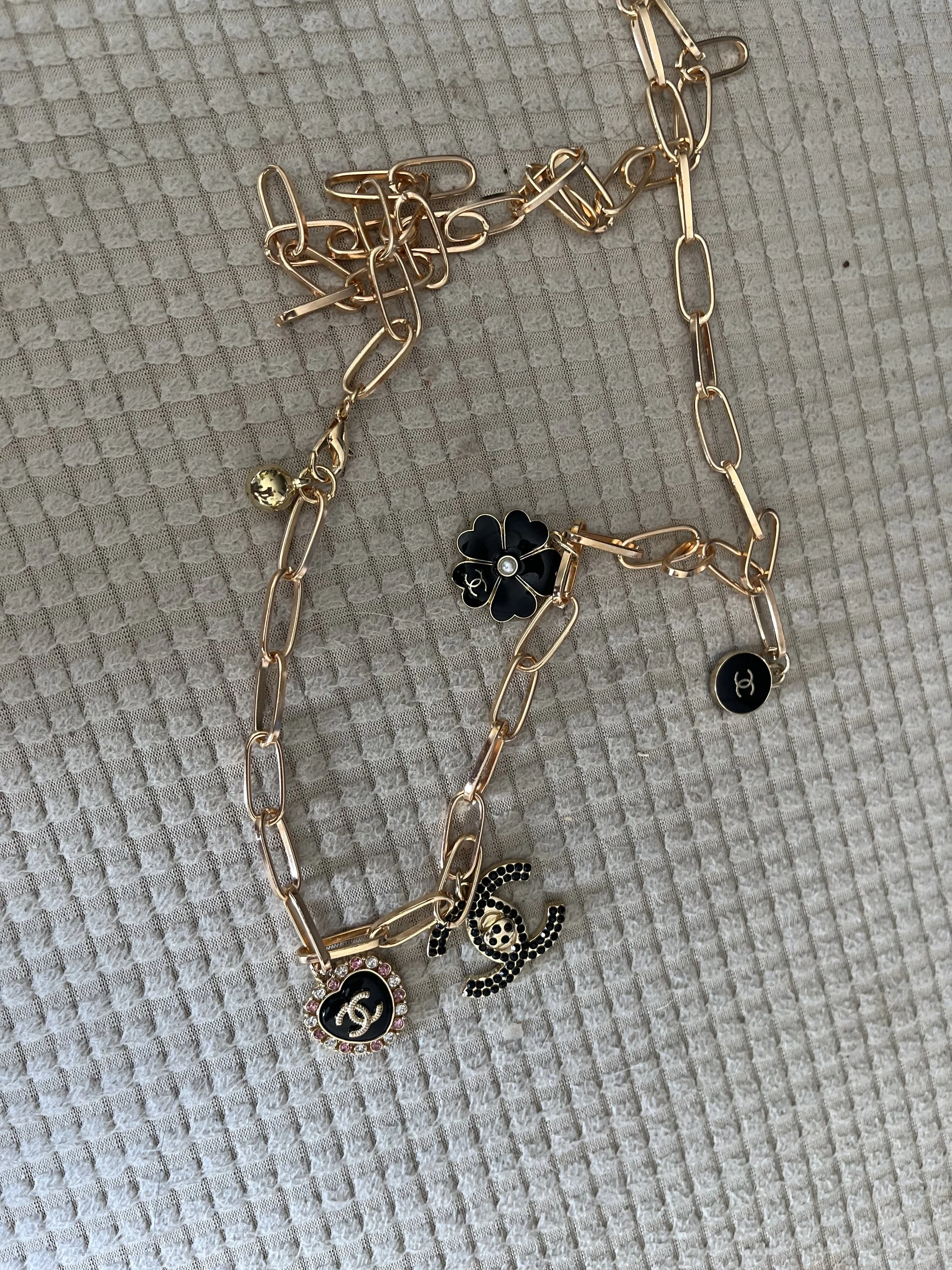 Chanel Chain Belt - Black