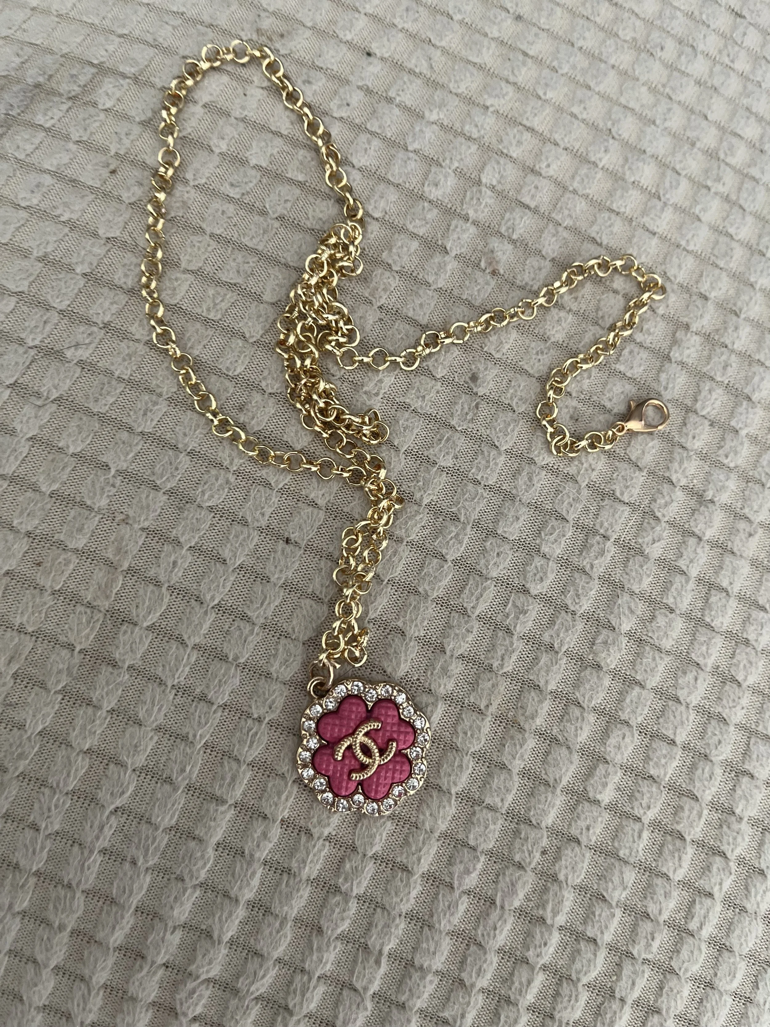 Pink Chanel Necklace