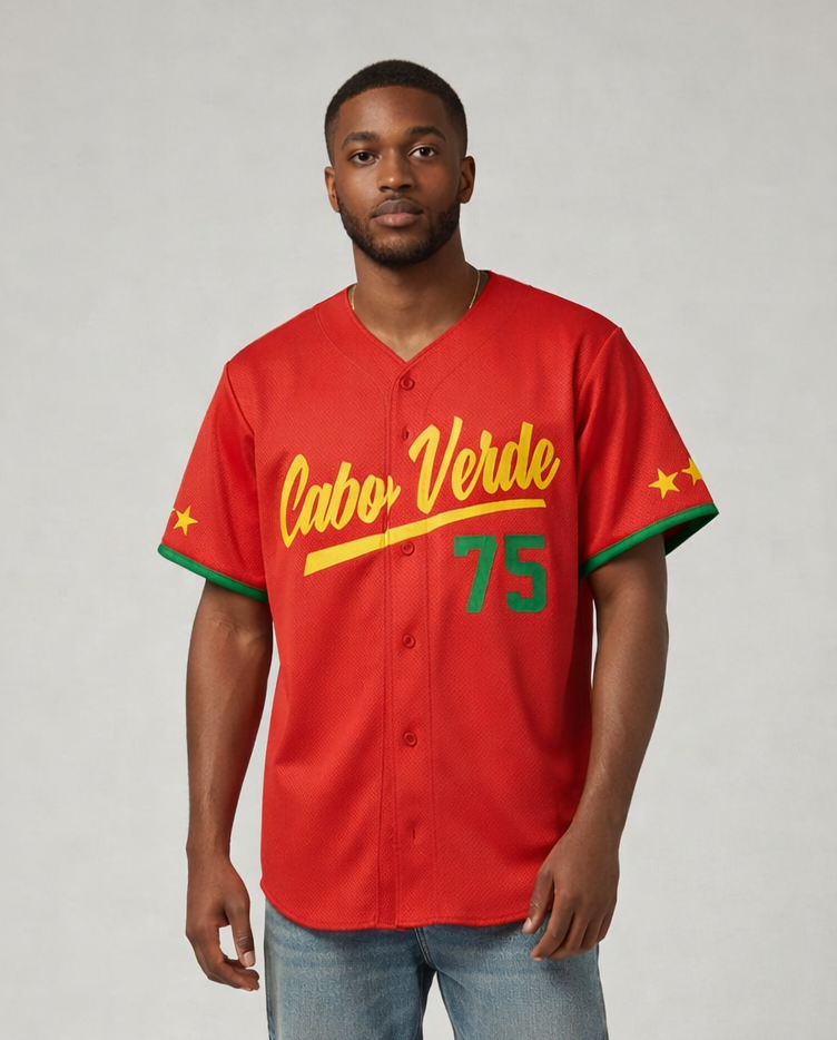 Full Button Down Cabo Verde Jersey | Independencia