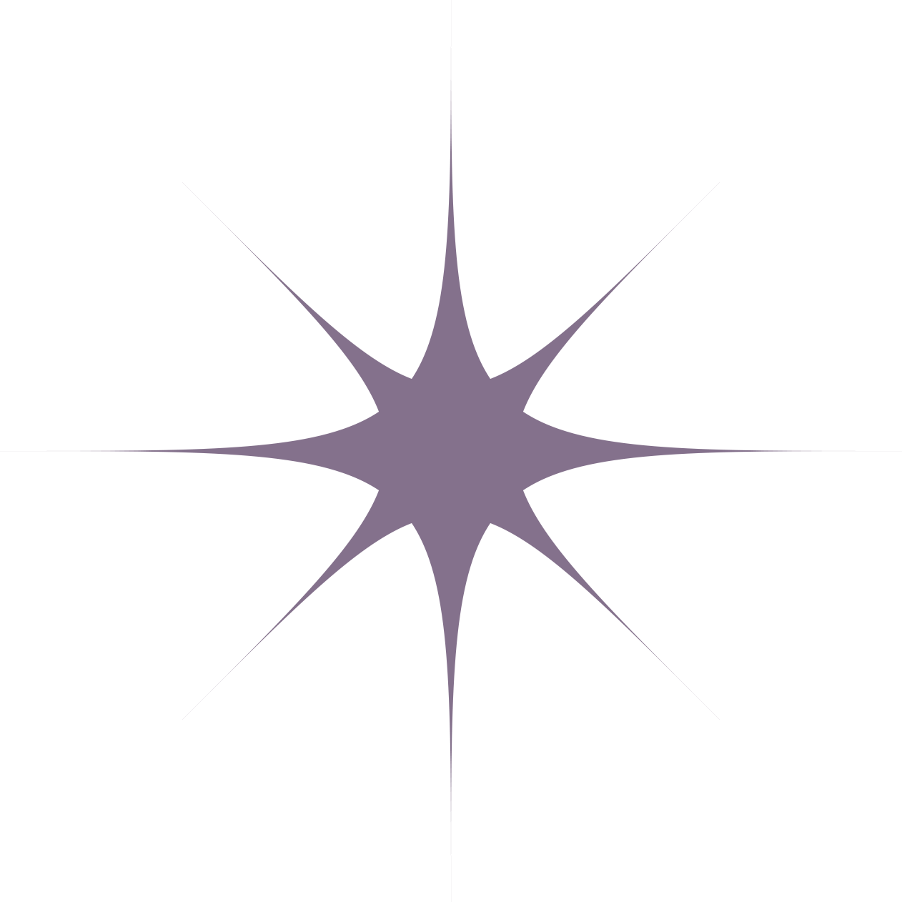 A dark background with a bright, purple starburst shape in the center, radiating outward.