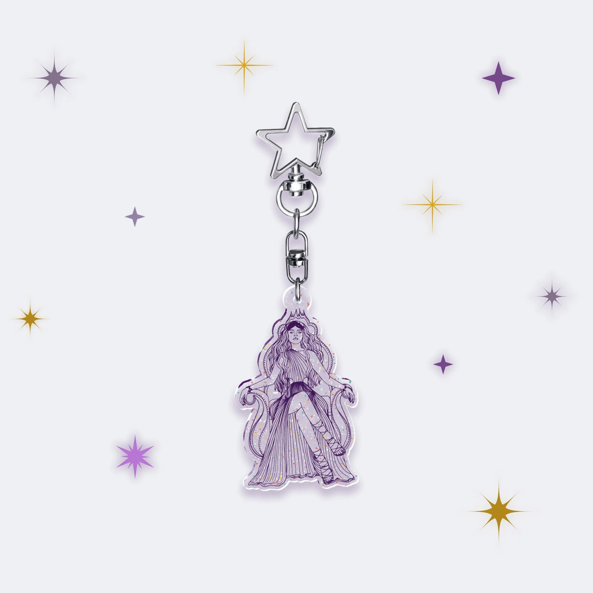 Throne of Starlight Keychain