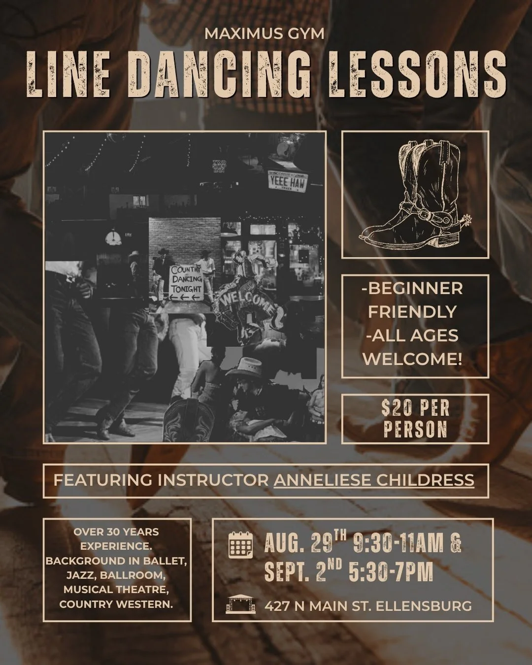 Line Dancing Lessons 1/2 