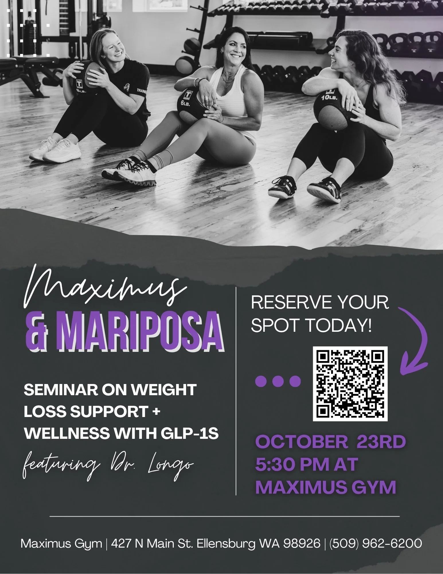 Mariposa & Maximus Seminar: Weight loss + Wellness with GLP-1s