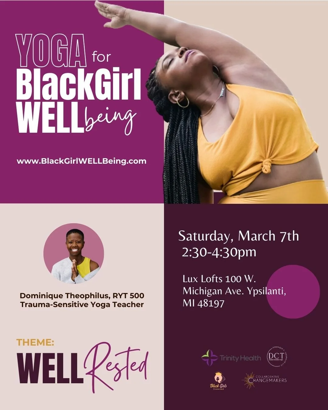 Yoga for Black Girl WELLbeing