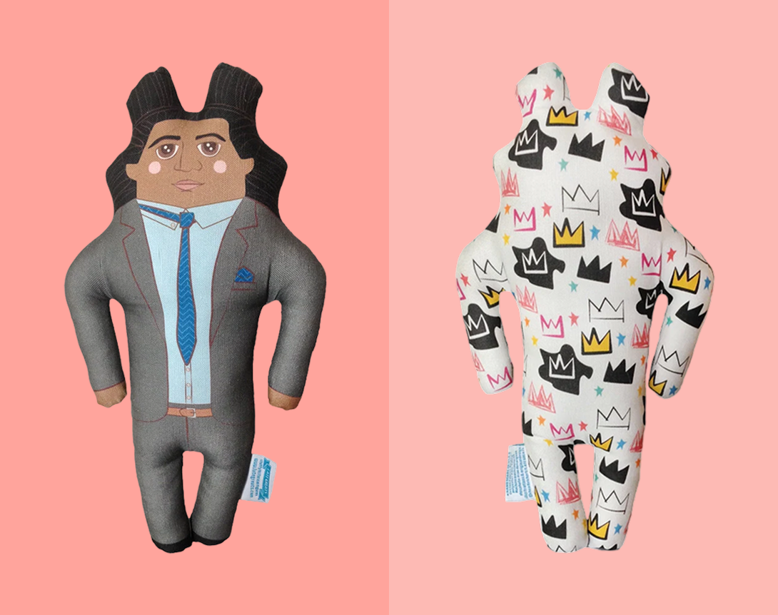 Jean-Michel Basquiat doll design Late greats.png