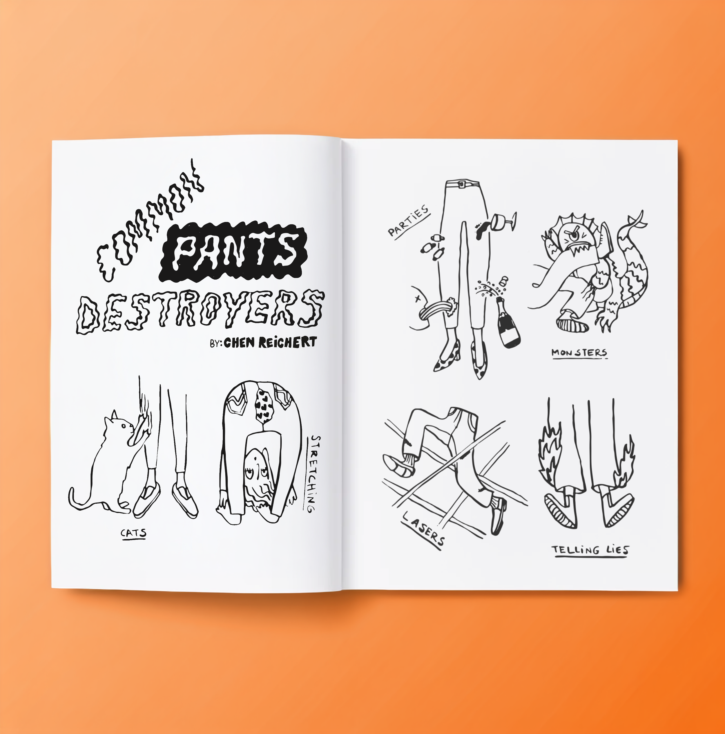 common pant destroyers zine Chen Reichert.png