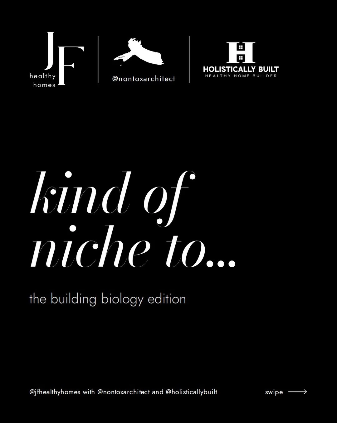 Kind of niche? Maybe. Worth it? Every time. 🙌

We teamed up with two people who care about healthy homes as much as we do. @nontoxarchitect designs homes with your health in mind from the very first drawing. @holisticallybuilt builds them the same w