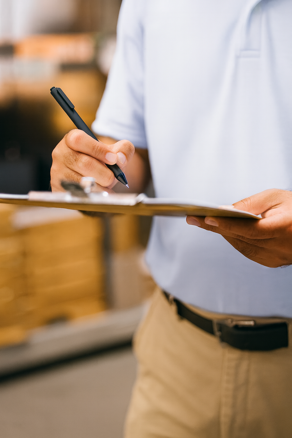 notities worden gemaakt op een clipboard