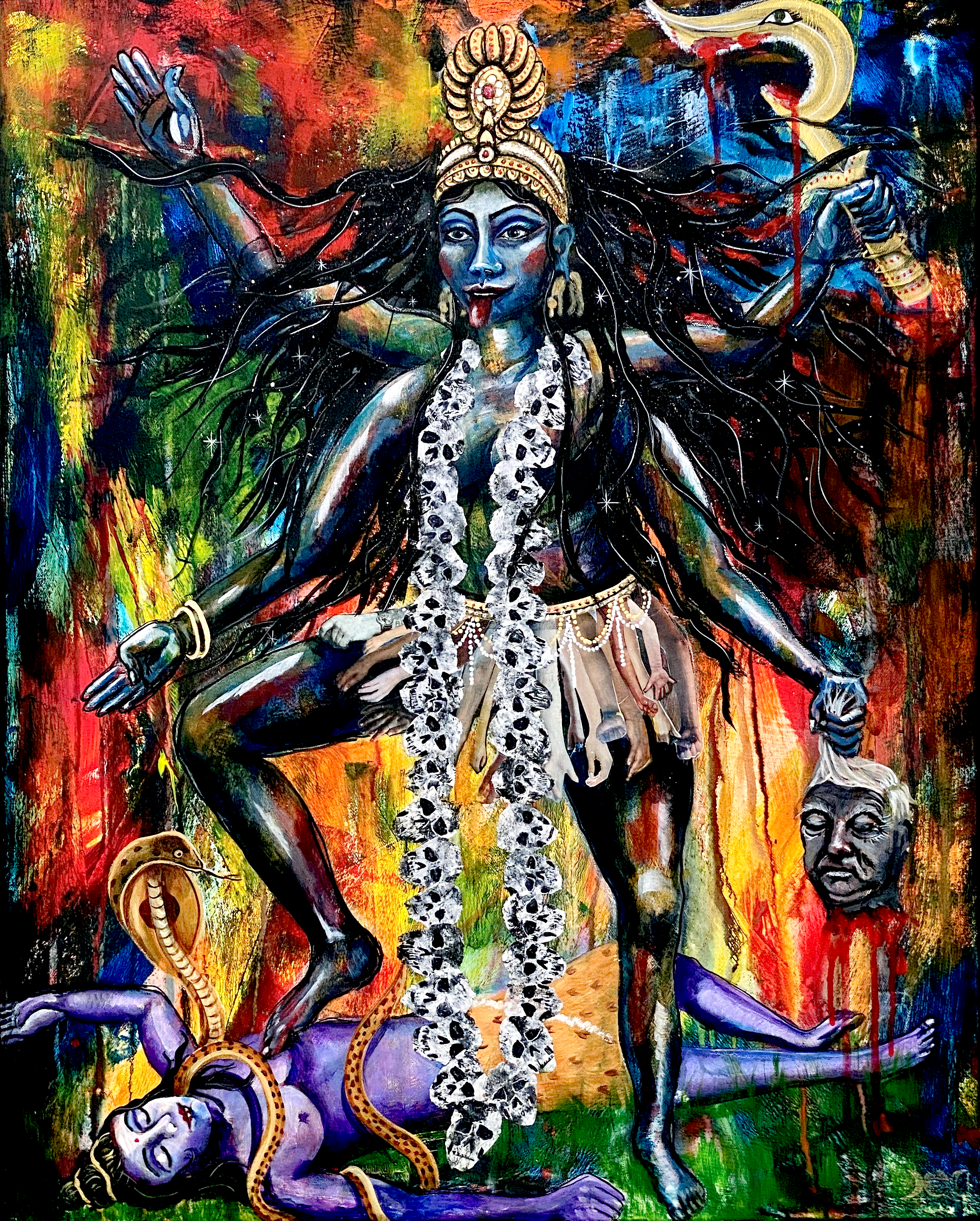 Kali $500 Mixed Media on Premium Paper