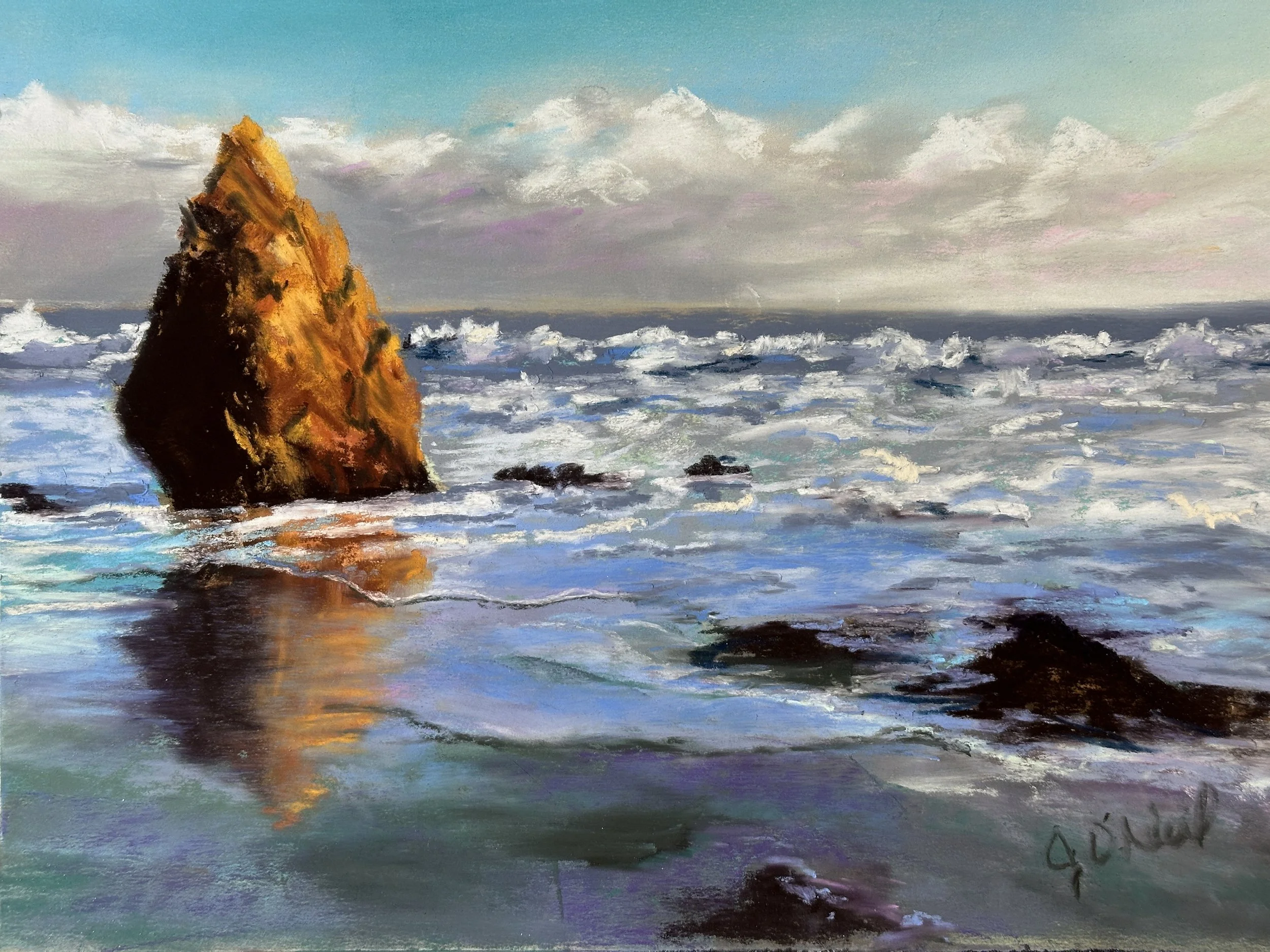 Choppy Waters  $250 Matted to 12 X 15"