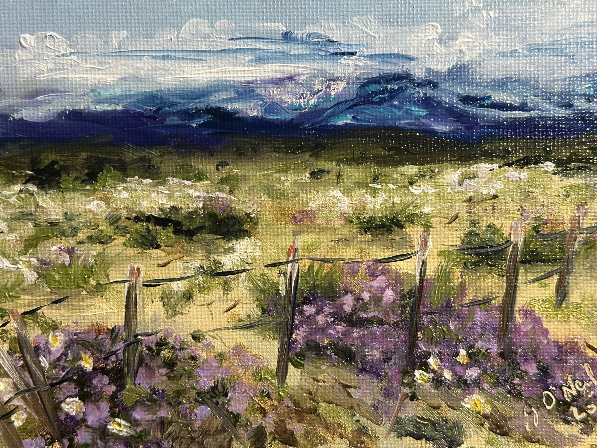 April Springs Forth $65 5 X 7" Oils on canvas board