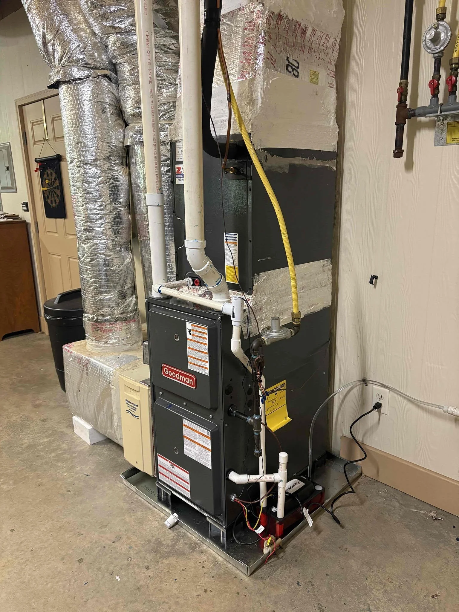 Goodman furnace installation