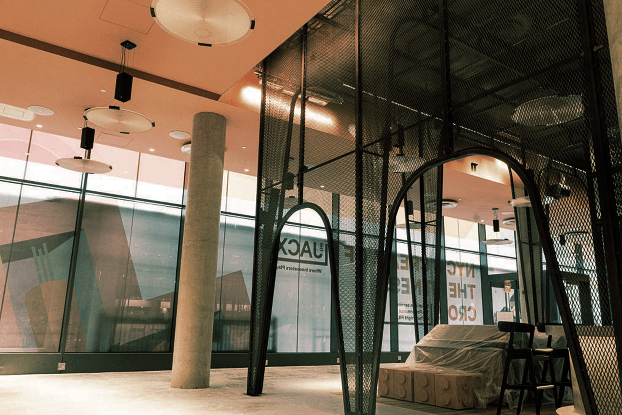 Interior view during the construction of The Jacx at 28-17 Jackson Avenue