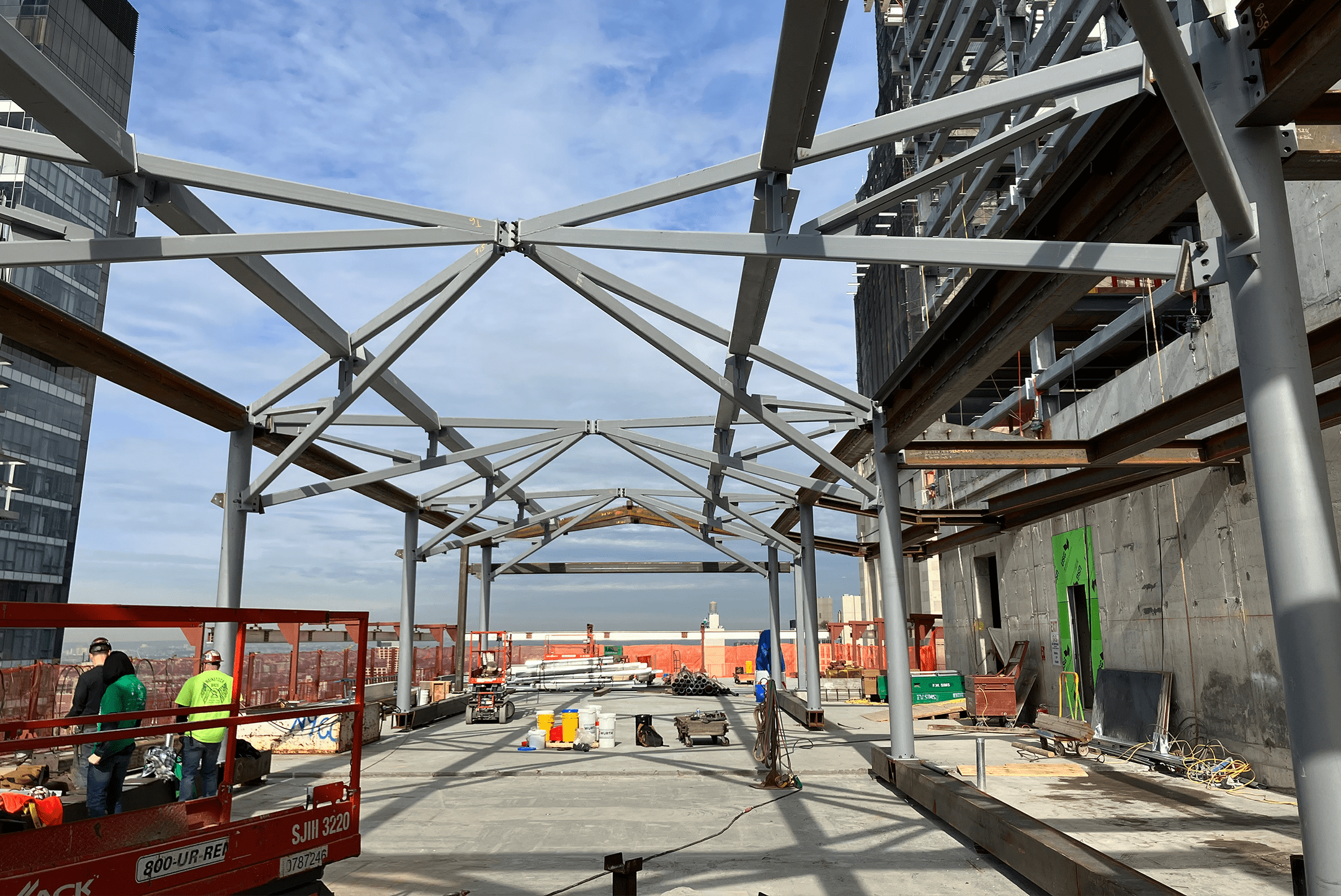 Partial construction of 1 Madison