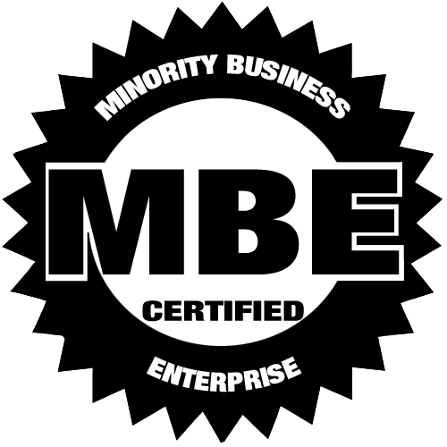 Logo for Minority Business MBE Certified Enterprise