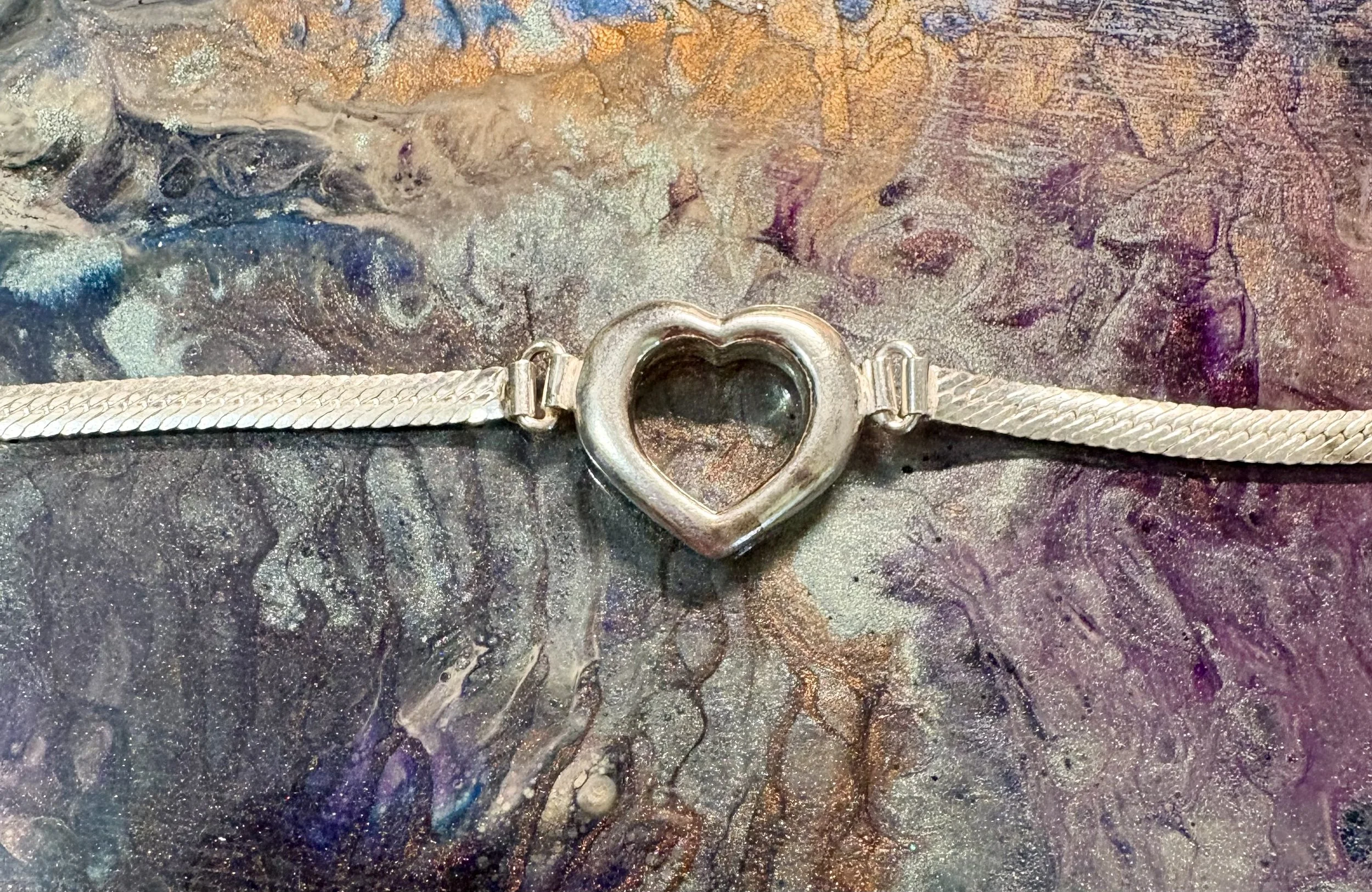 Sterling Silver Heart Bracelet
