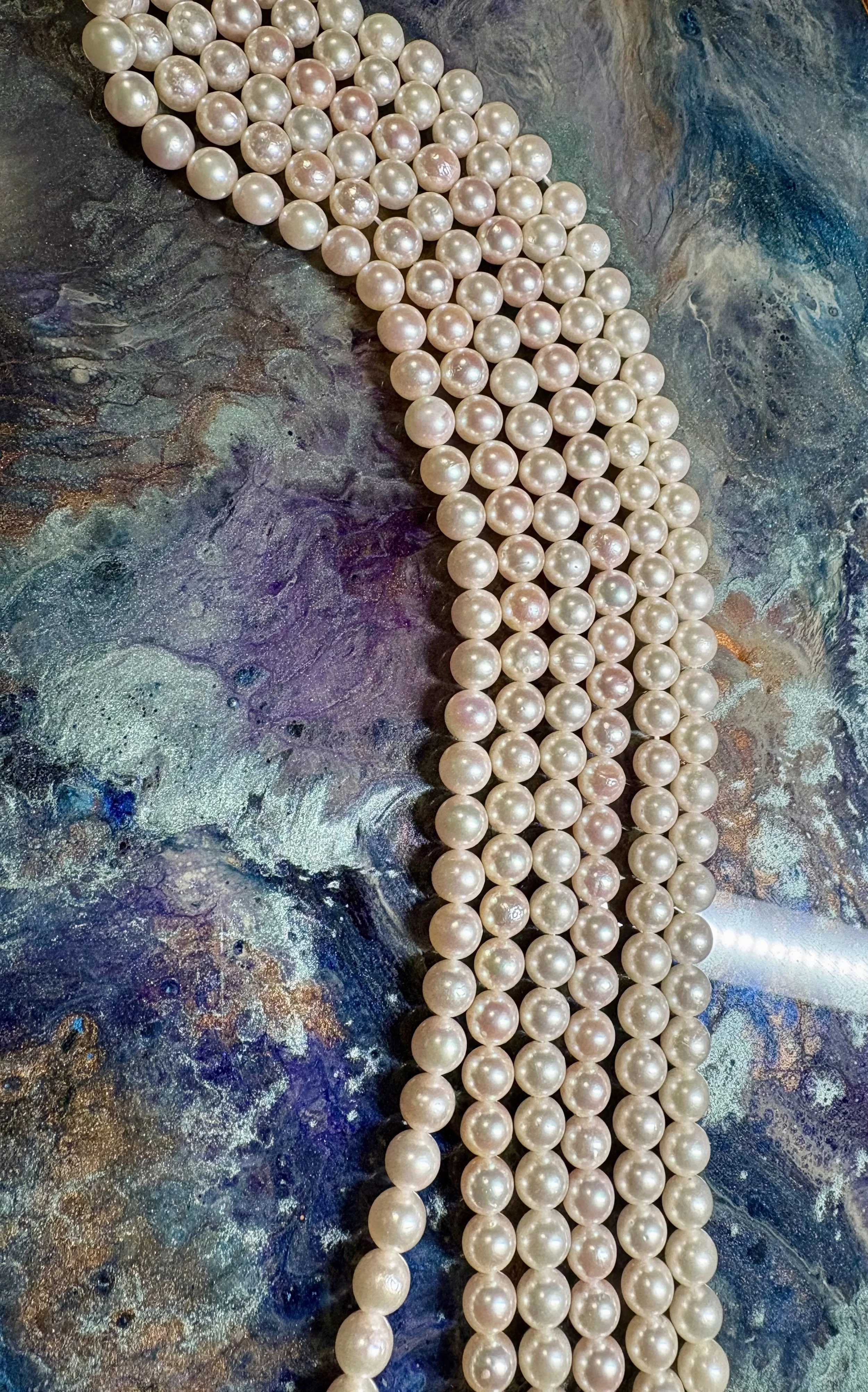 Unfinished Freshwater Pearl Strand