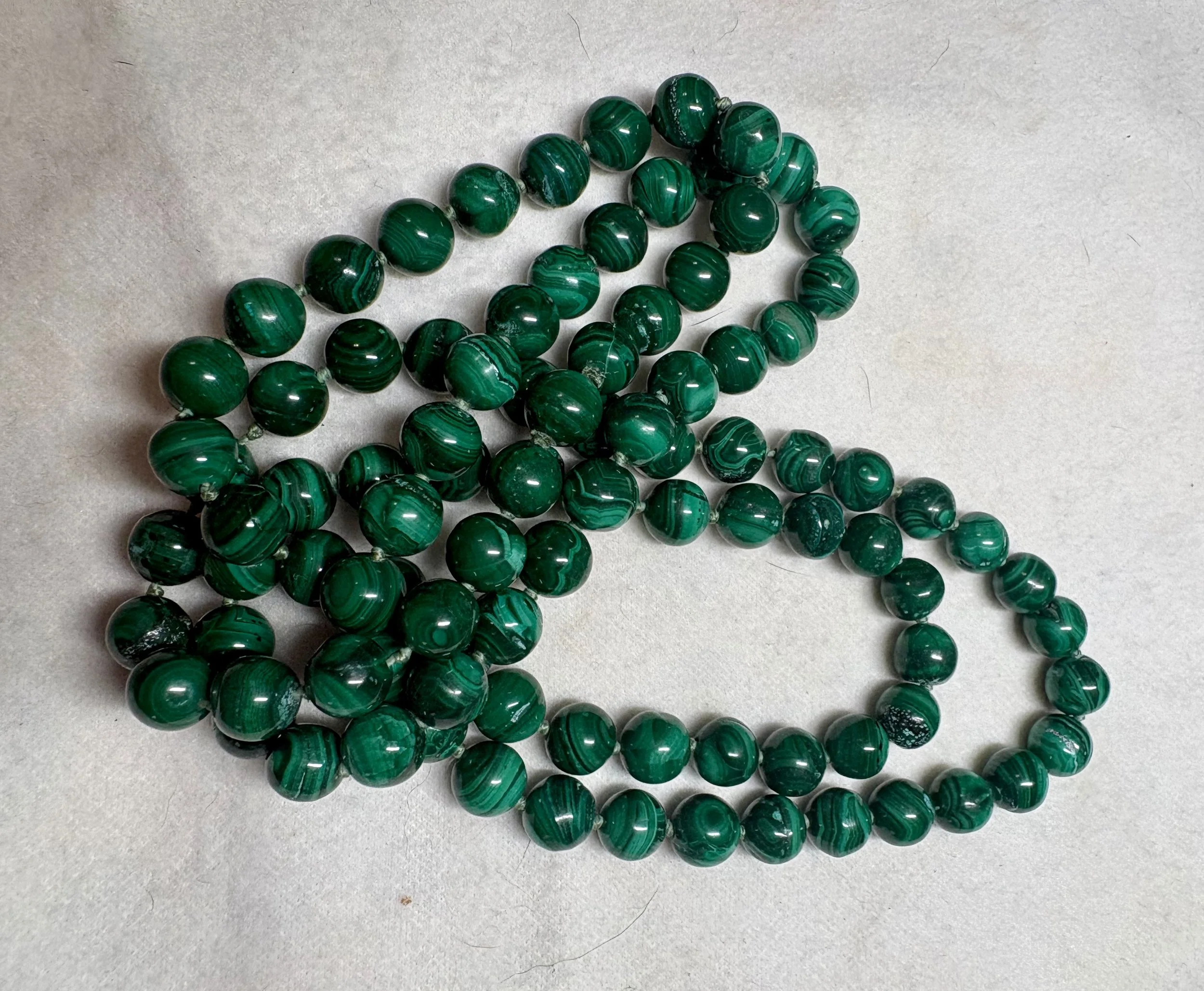 32" Malachite Necklace