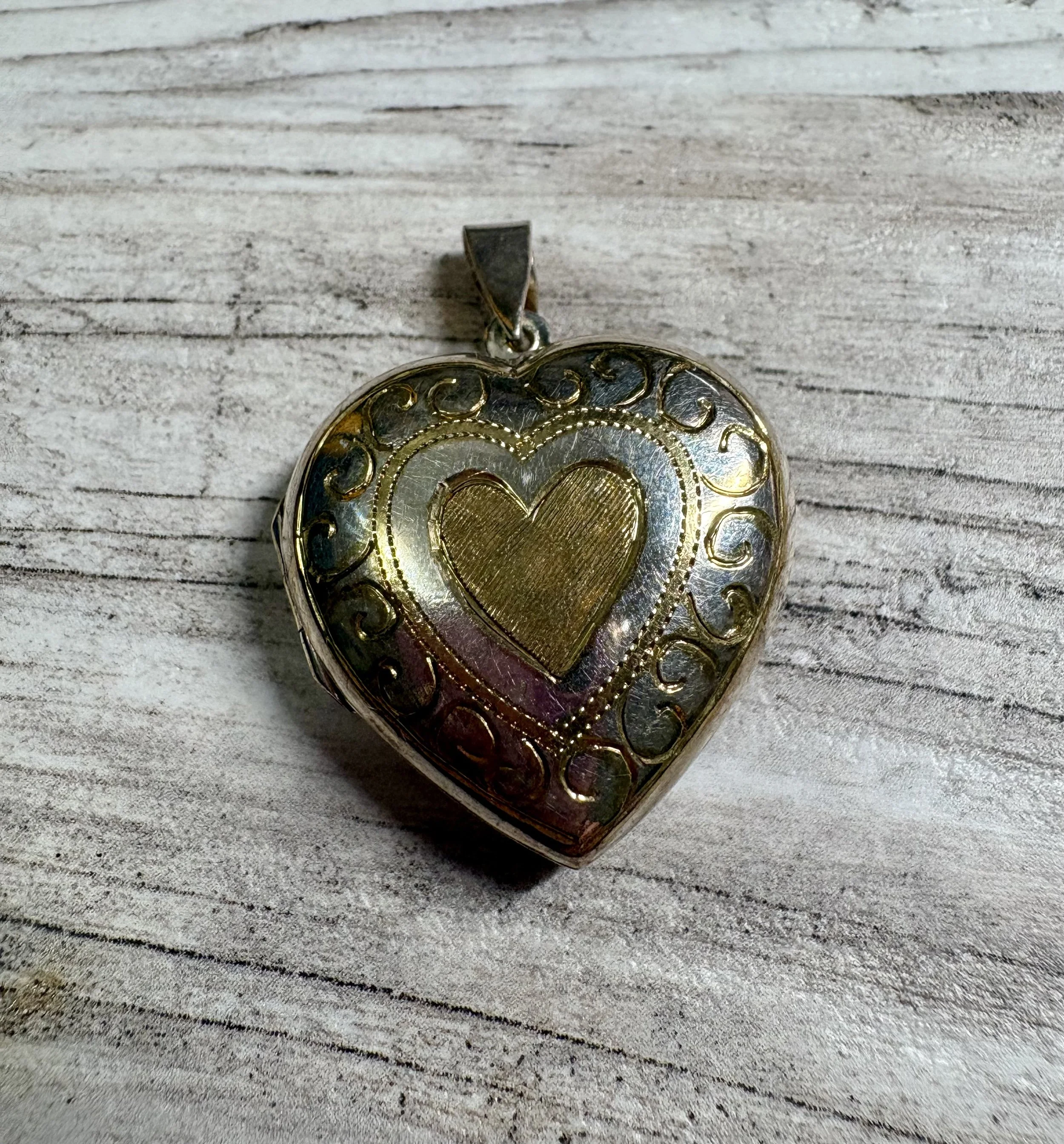Elegance Heart Locket Pendant