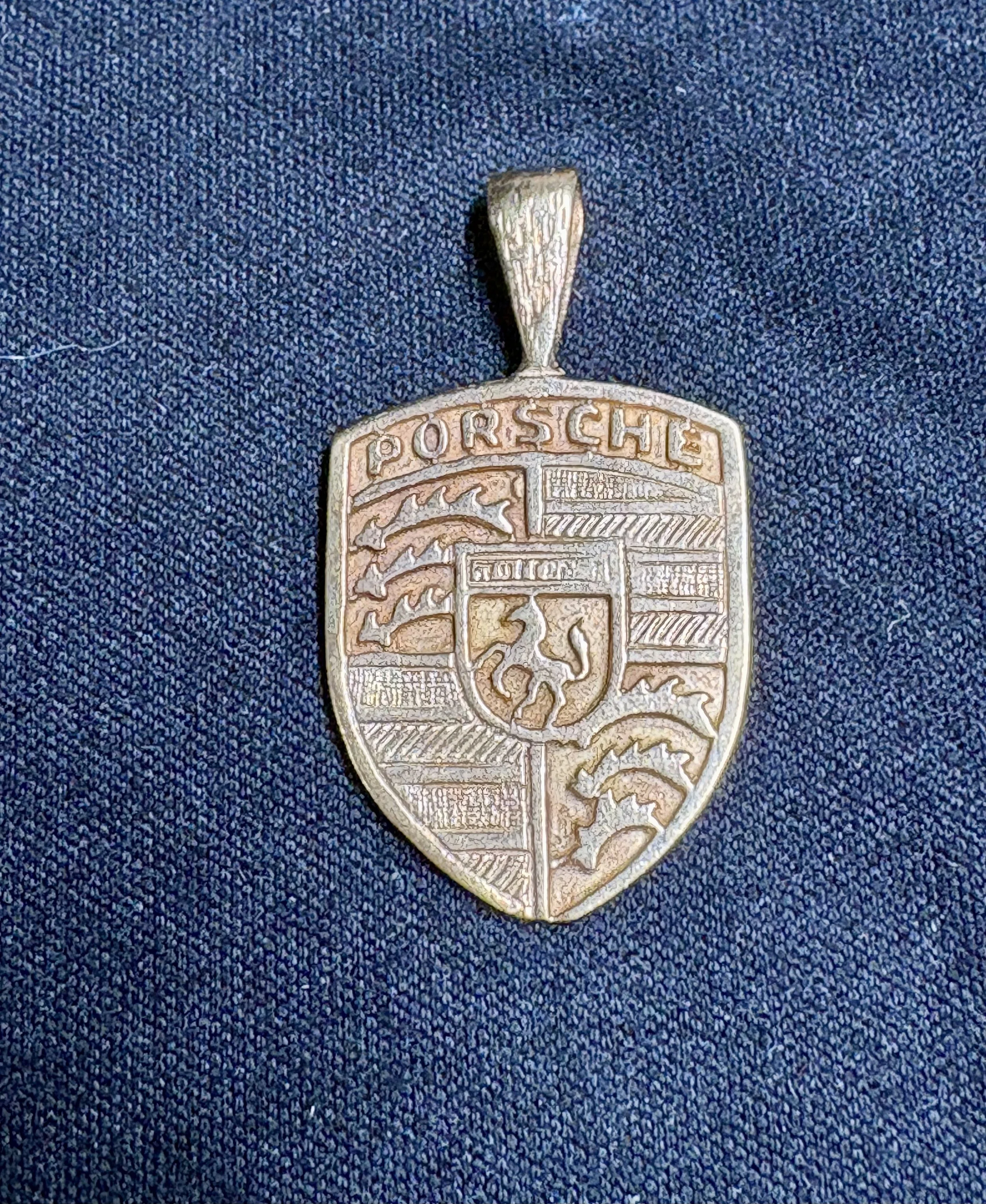 14k Gold Porsche Pendant