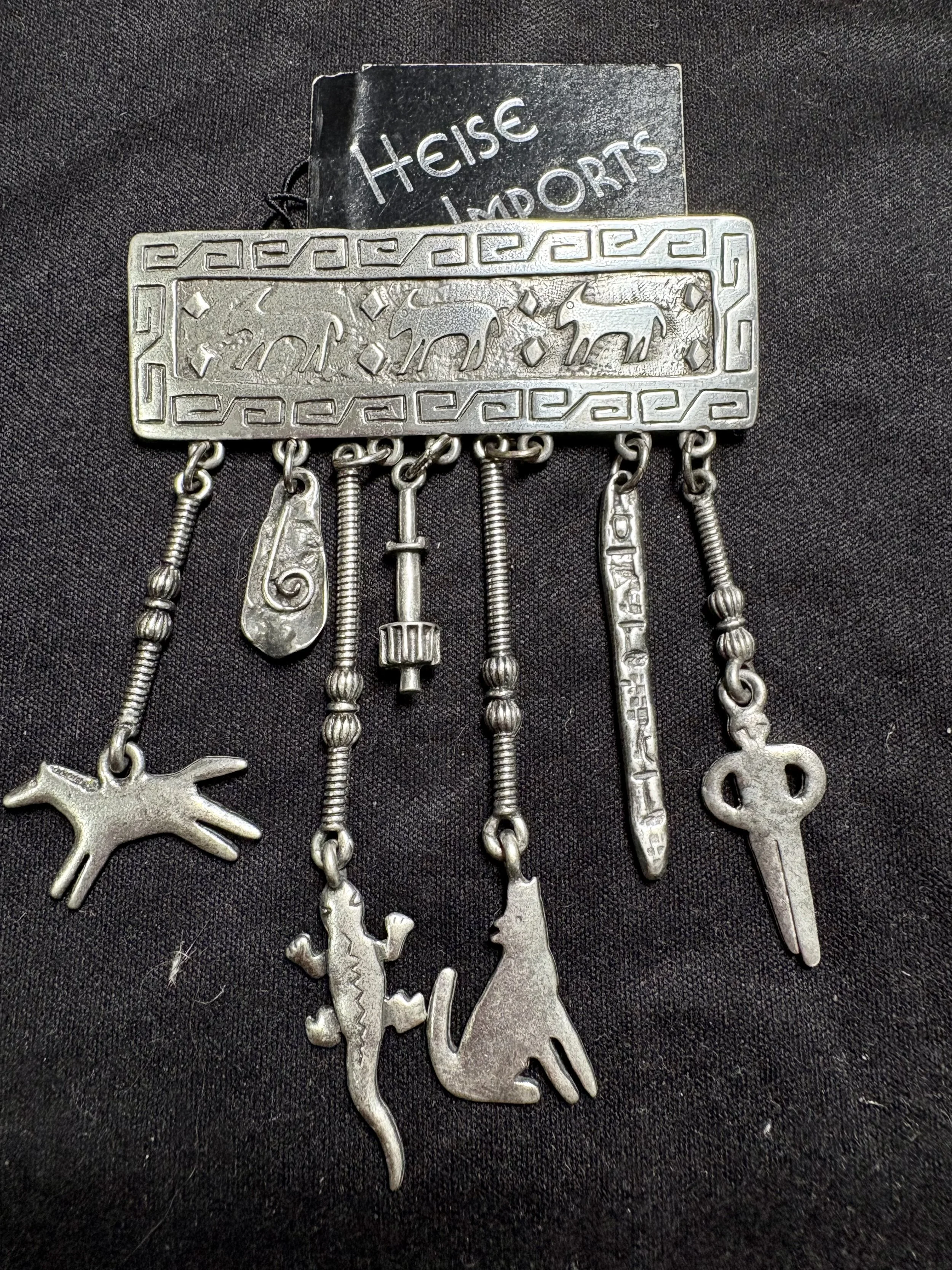 Handcrafted Animal Charm Brooch