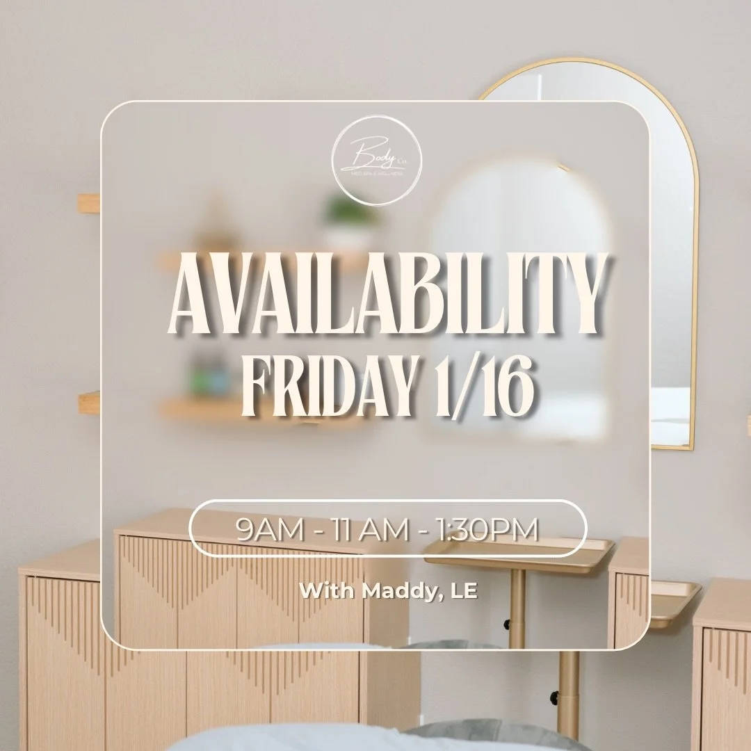 We have a few openings tomorrow with @maddy_bodyco.medspa.wellness for all your facial and beauty needs ✨ 

Make sure you mention this post if you schedule online TODAY you will receive 10% off your appointment.

@maddyroachh 🤍

#facialsnearme #kans