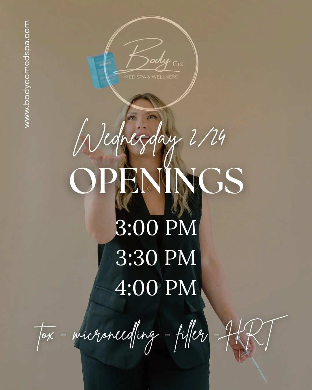 Limited openings Wednesday 2/24 for both Robyn and Maddy. DM or Book online using the link in bio. 

- Botox
- Filler
- Wellness 
- Microneedling 
- Facials &amp; Beauty 

913-954-0566
De Soto, KS and surrounding area 

Locally owned and operated.