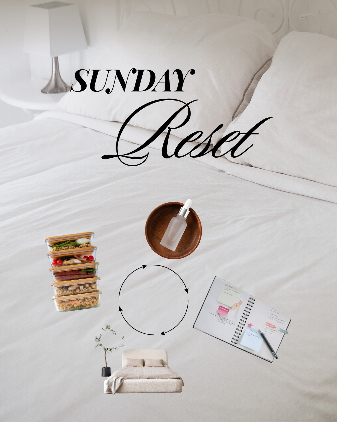 Make your week work for you✨Sunday reset mode ✨

Which Sunday reset habits are non-negotiable for you? Share your routine in the comments. From meal prep and workouts to self-care rituals and planning for the week ahead!

Before the week gets busy, t