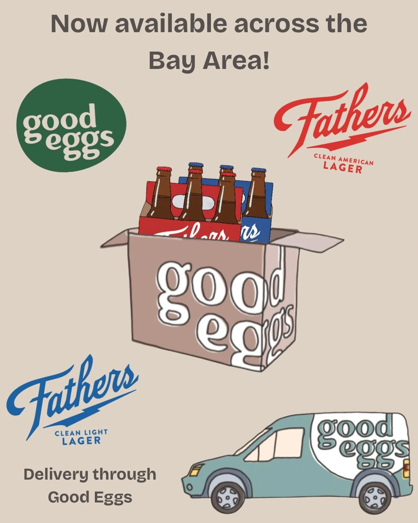 It's official! We're now launching with @goodeggs 🤩🍻