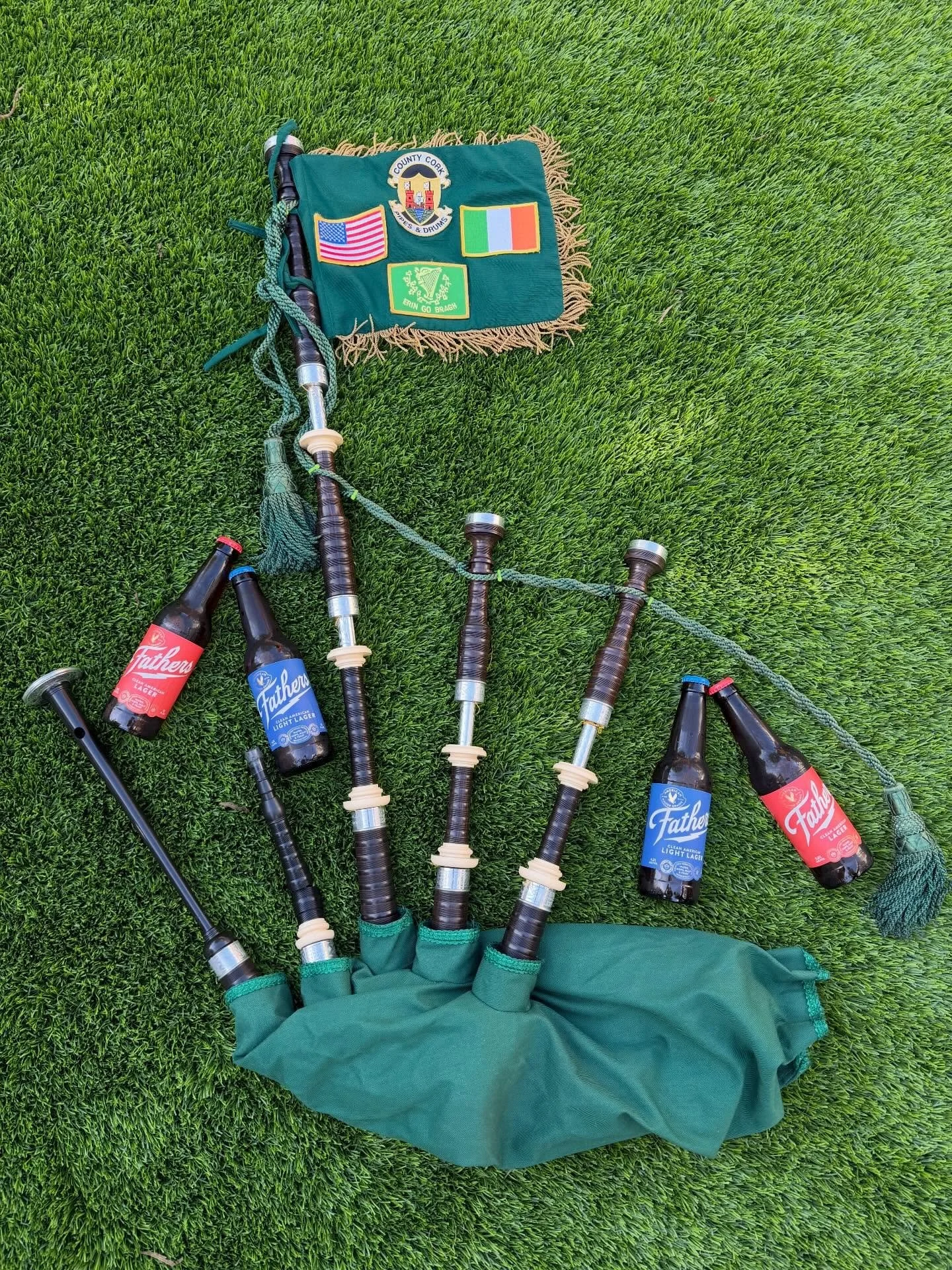 Our favorite bag pipe playing investor @cdavs_10 ☘️🇮🇪

Sl&aacute;inte 🍻!