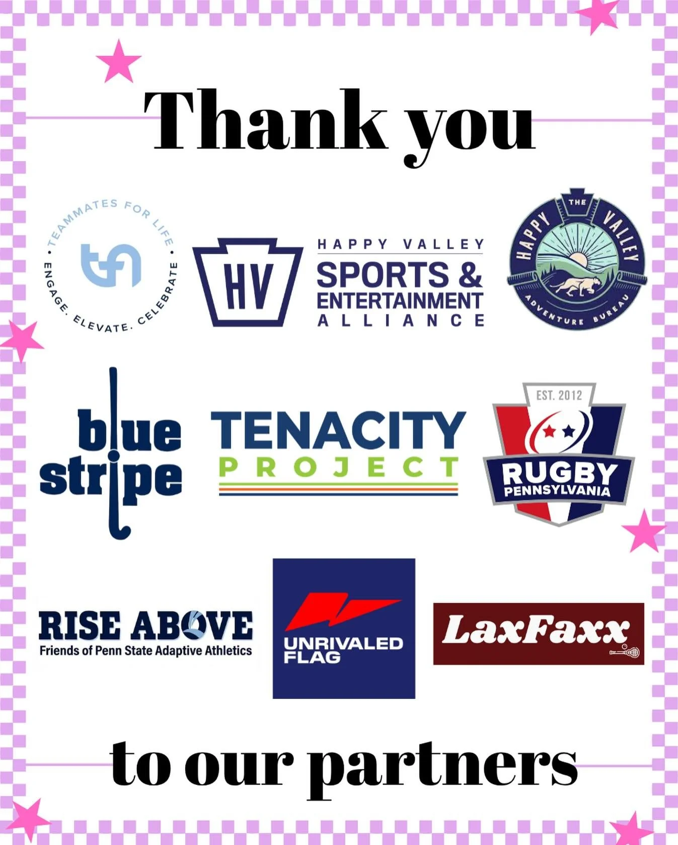 We would like to extend a huge THANK YOU to all of our partners for their help in putting on the inaugural SEE HER WIN Multi-Sport Festival!&nbsp;
&nbsp;
This event wouldn&rsquo;t have been possible without the support of our incredible collaborators