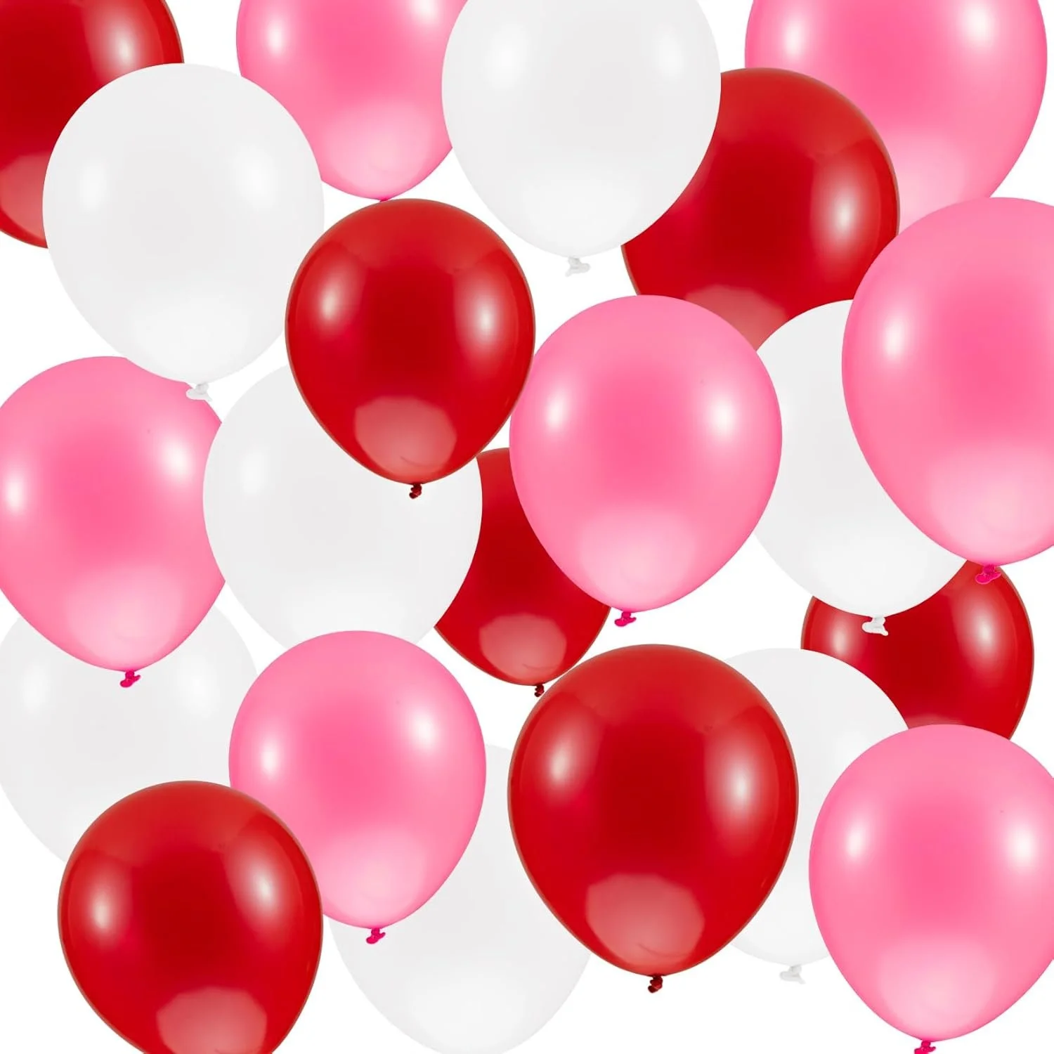 Pink, Red, &amp; White Balloons