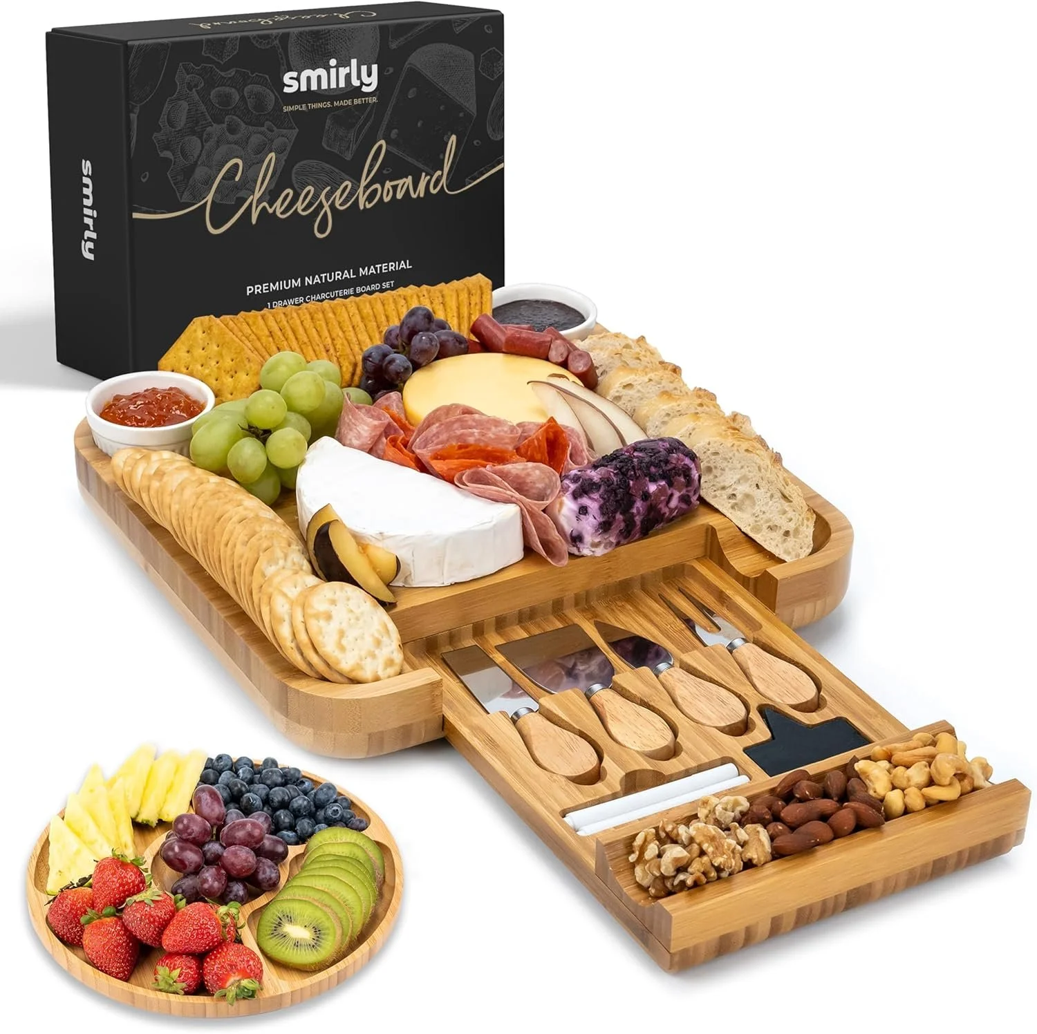 Charcuterie Large Bamboo Cheese Board