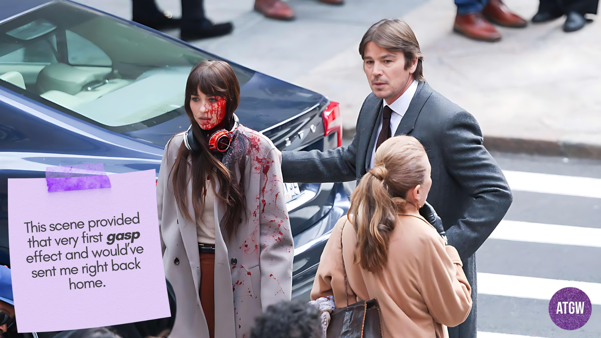 Verity 2026 blood scene with Lowen Ashleigh and Jeremy Crawford.