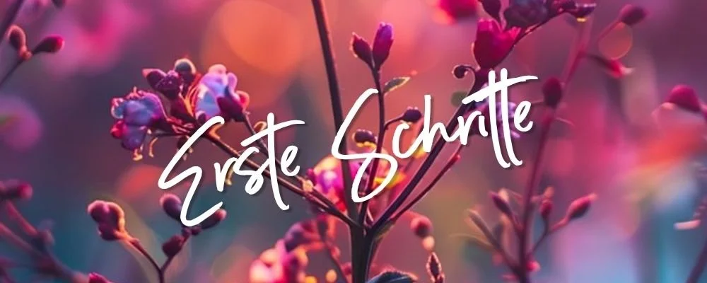 Erste Schritte Walk & Talk Coaching Paket Fabienne Witschi Schweiz - rosa Blüten als Symbol für Aufbruch und persönliche Entwicklung in der Natur