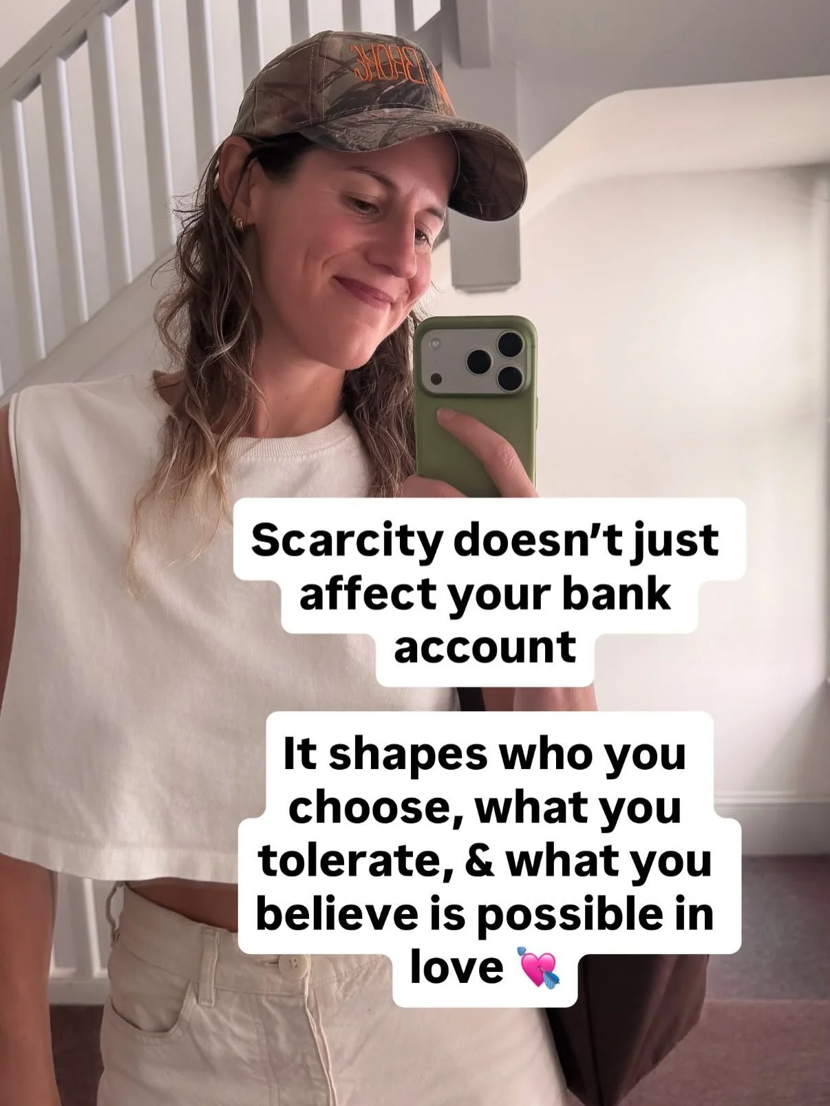 Scarcity in love isn&rsquo;t always obvious, but it deeply shapes your relationship to it

It&rsquo;s subtle, it sounds rational, it often feels true, and it&rsquo;s definitely reinforced by society and capitalism

But it&rsquo;s usually coming from 