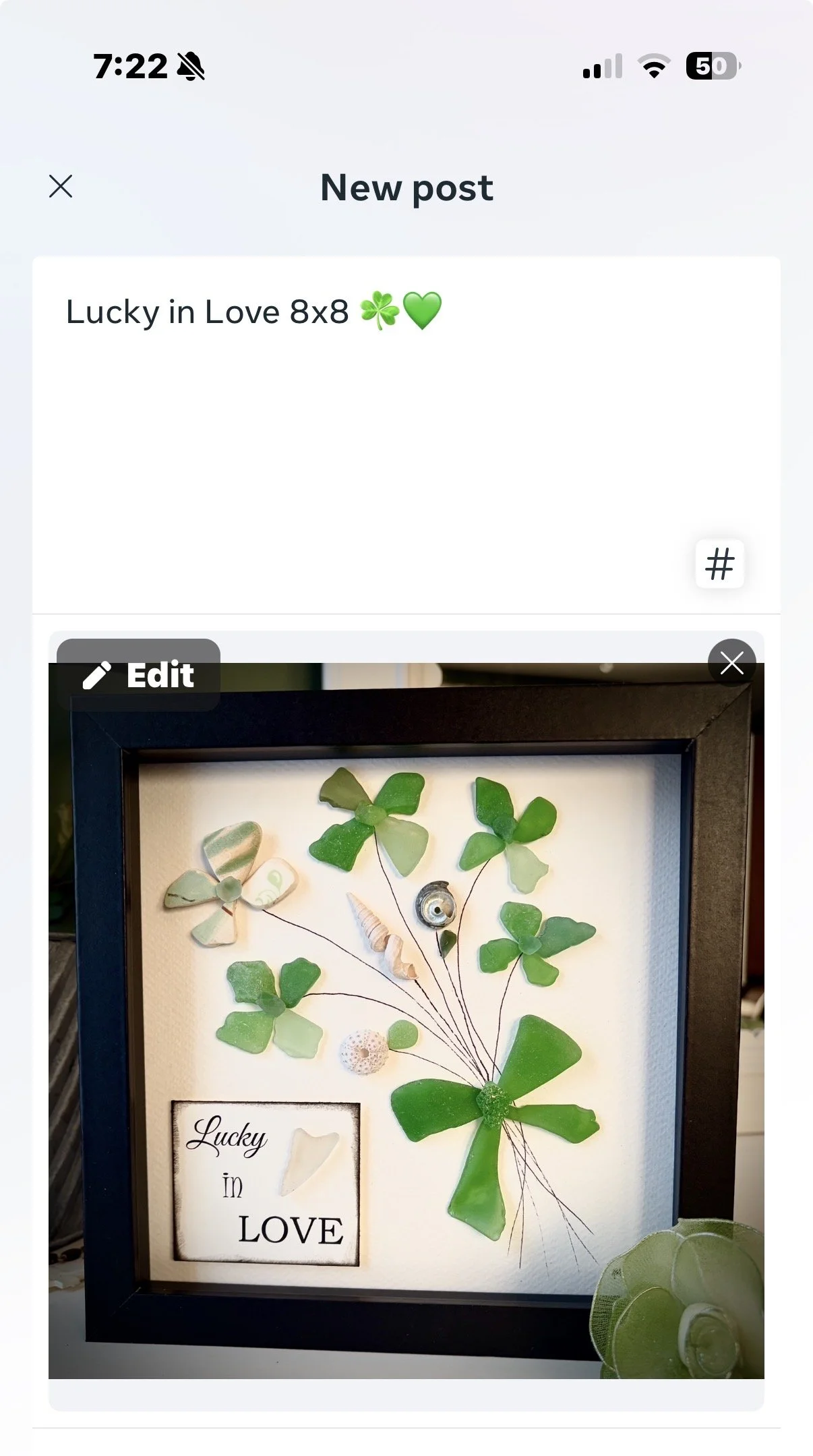Lucky in Love 8x8 Shamrock Bouquet