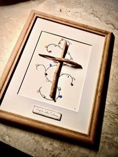 Driftwood Cross personalized