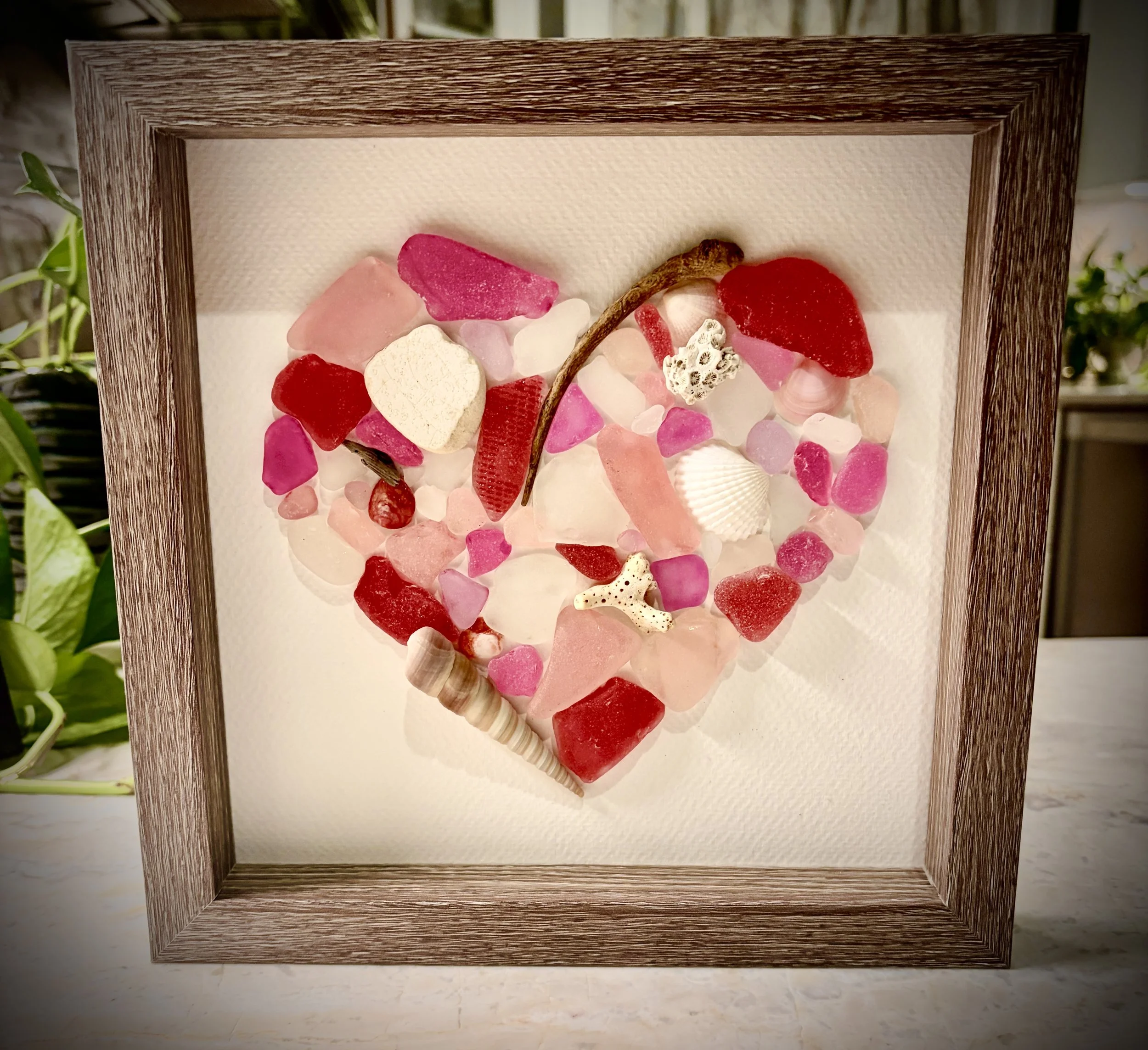 February 3rd Workshop: Coastal Heart Collage