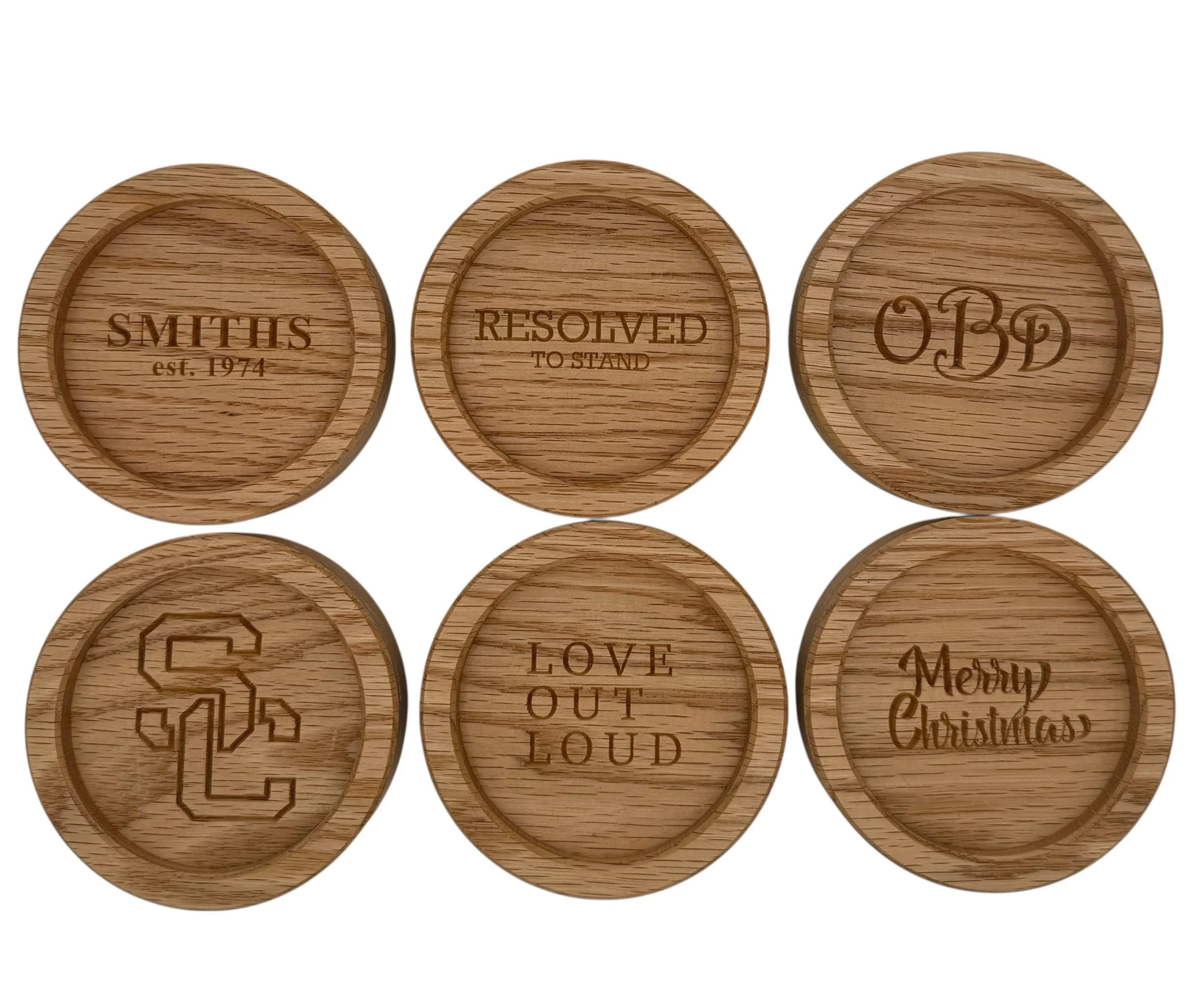 Set of 4 Customized Coasters